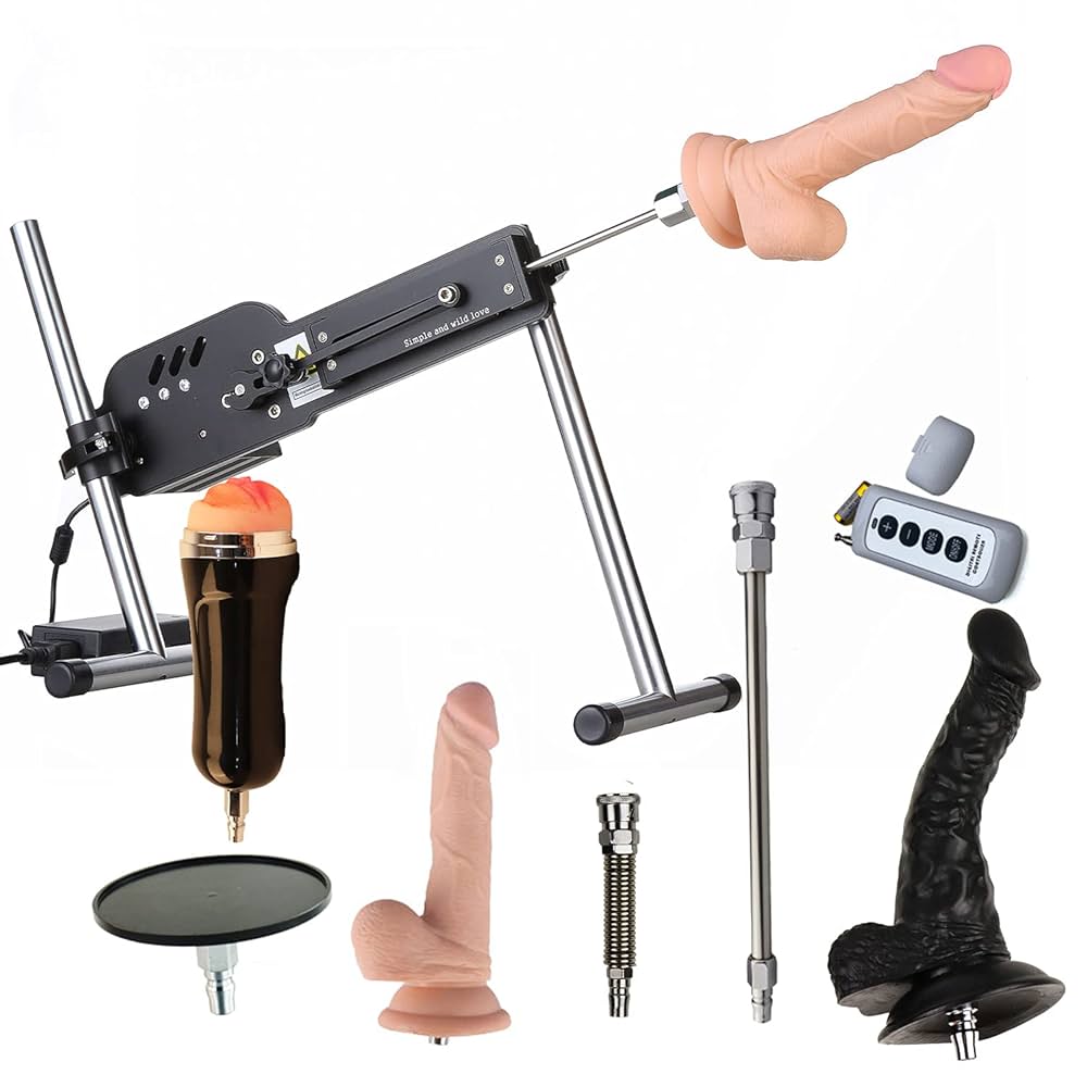 FREDORCH Big Dildo Sex Machine VAC-U-Lock Interface Love Machine for Men Women and Couples Silent Metal Sex Machine for Women : Amazon.nl: Health Personal Care