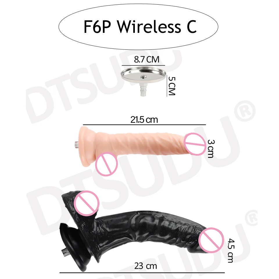 DTSUDU Automatic Wireless Control Telescopic Sex Machine Thrust Dildo Machine Big Dildo Male and Female Masturbation Sex Toys