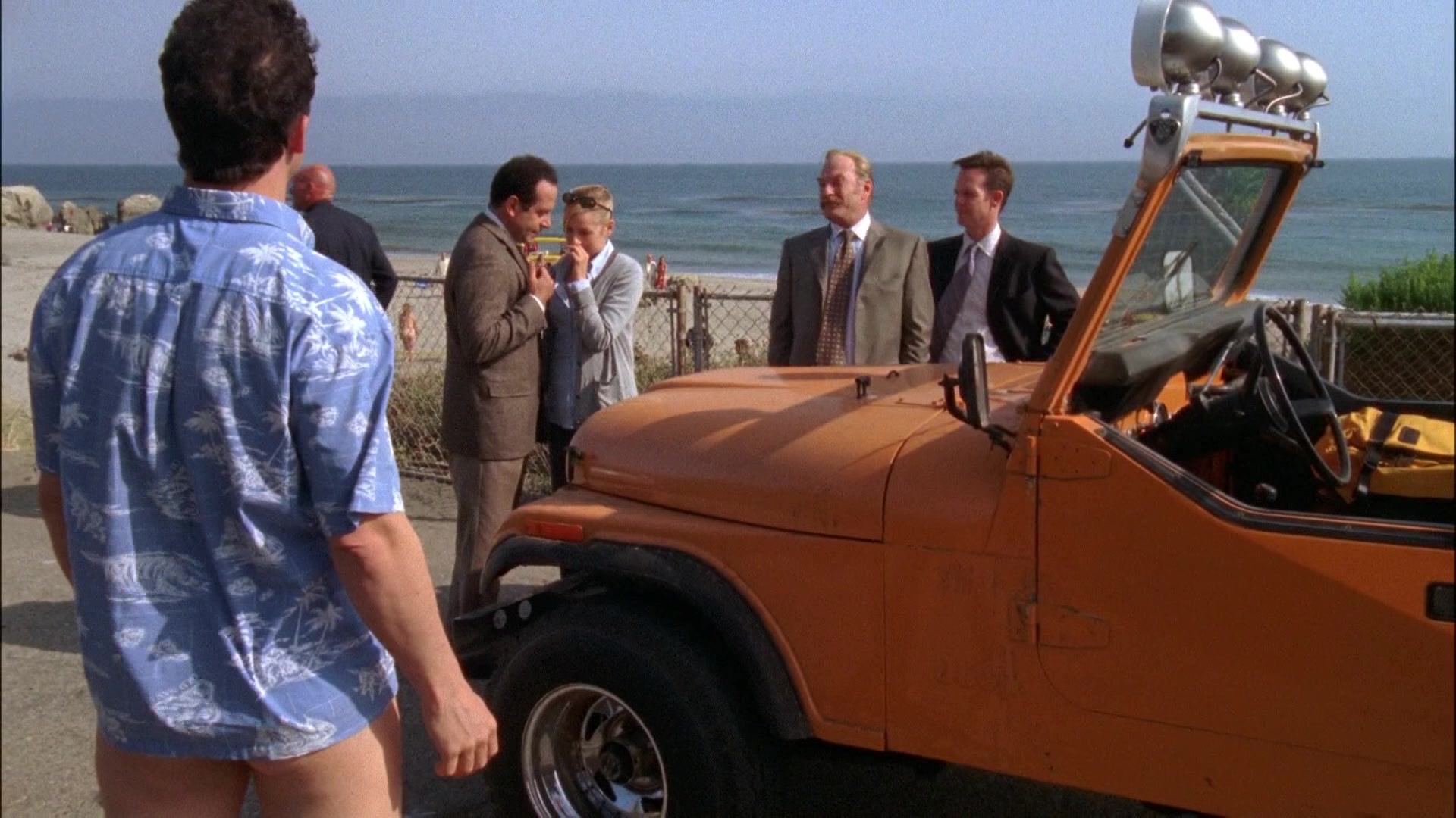 Diedrich Bader bottomless in Monk
