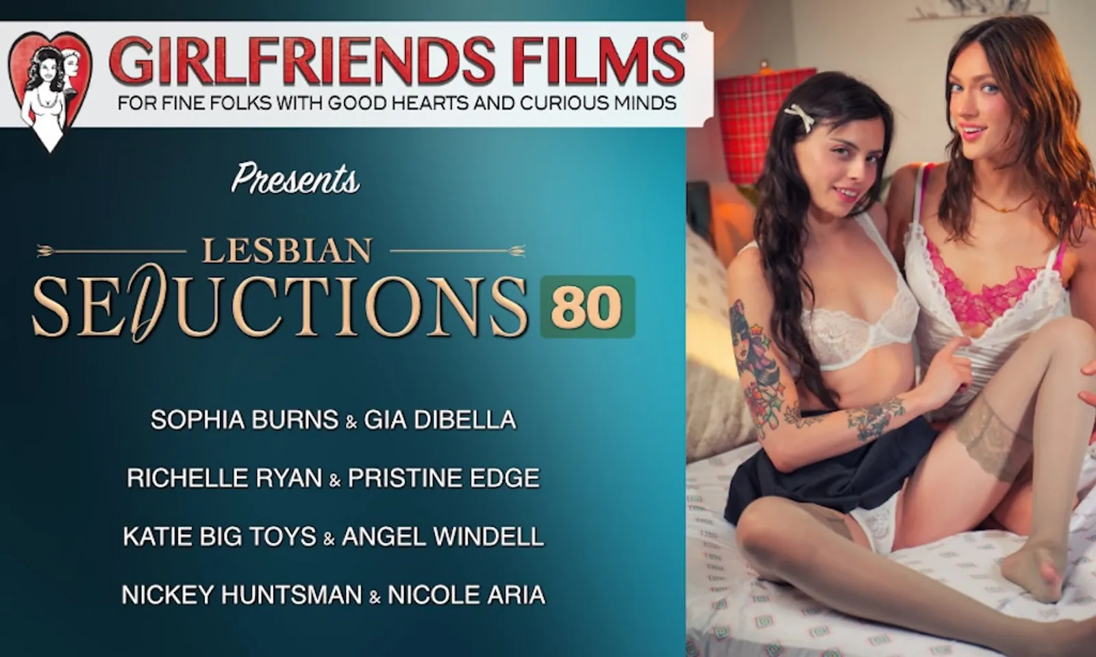 Girlfriends Films Drops Milestone Release Lesbian Seductions 80