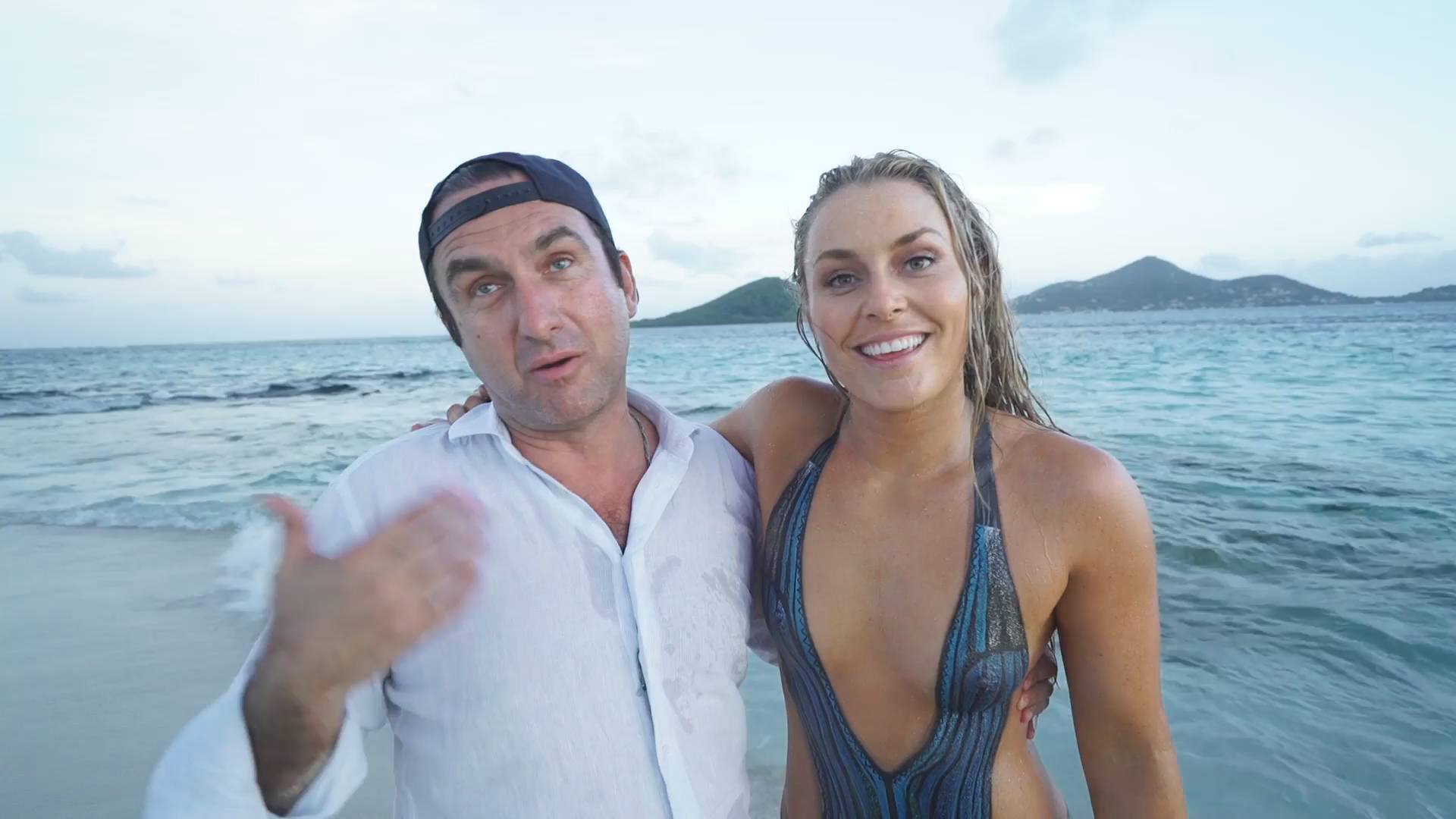 Naked Lindsey Vonn in Sports Illustrated Swimsuit 2016 ANCENSORED