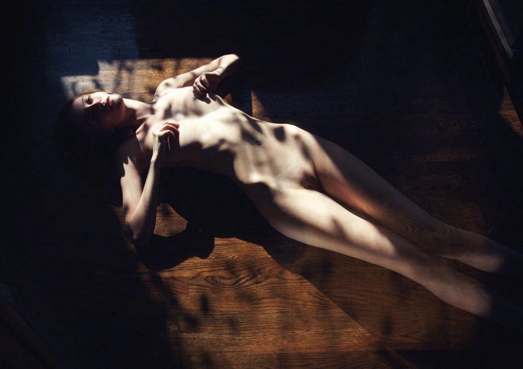 Enya Bakunova Naked for David Bellemere of the Day