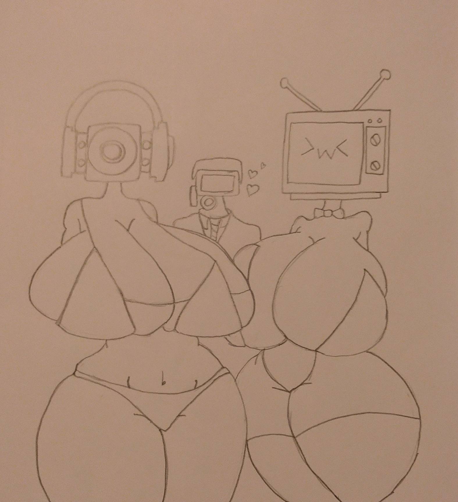 Speaker woman and TV Women by jaidencool on DeviantArt