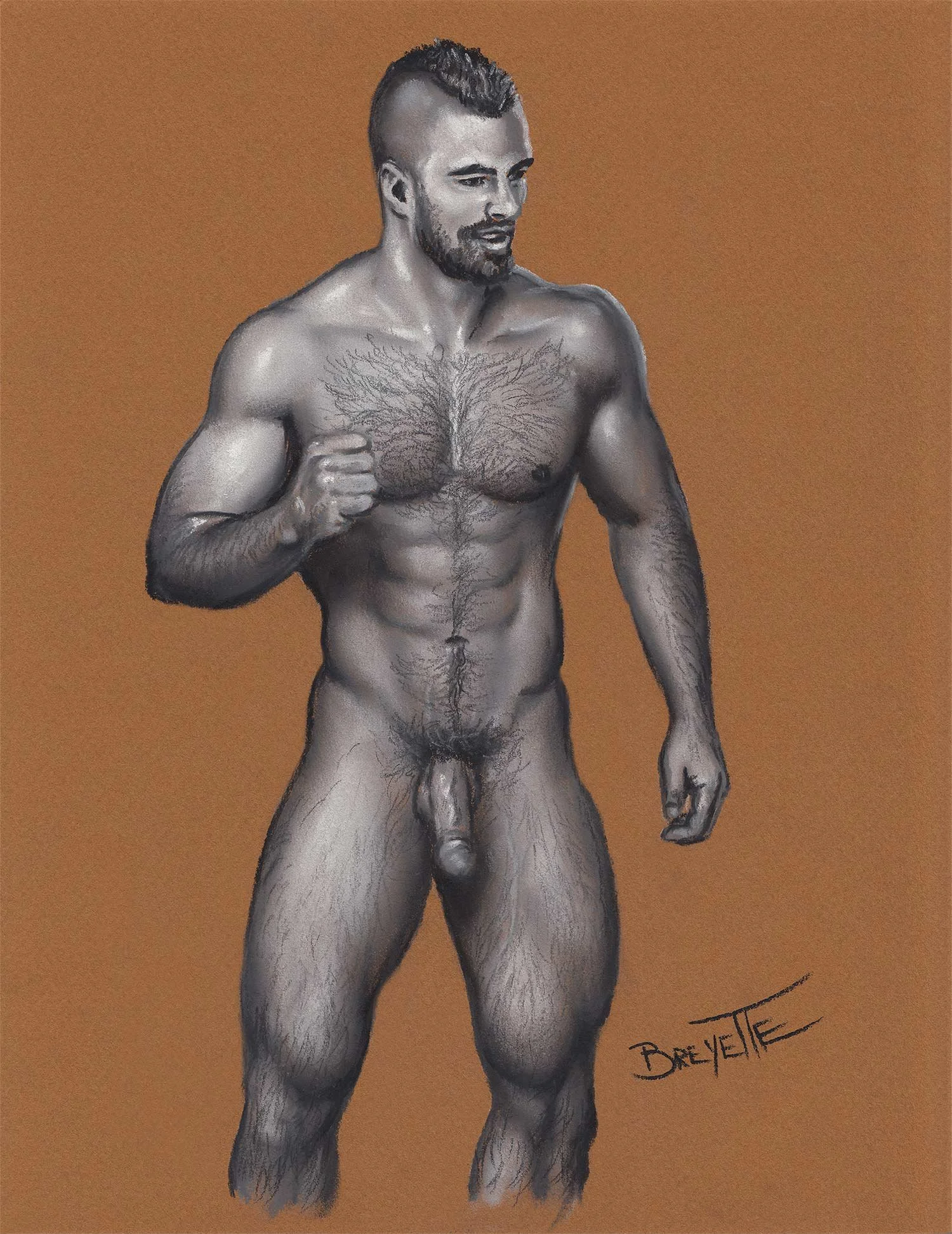 New Alphabet Male: The all powerful and all nude Q