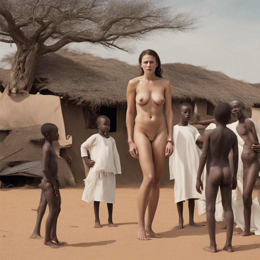 Nude White Woman In African village by akaa6566 on DeviantArt