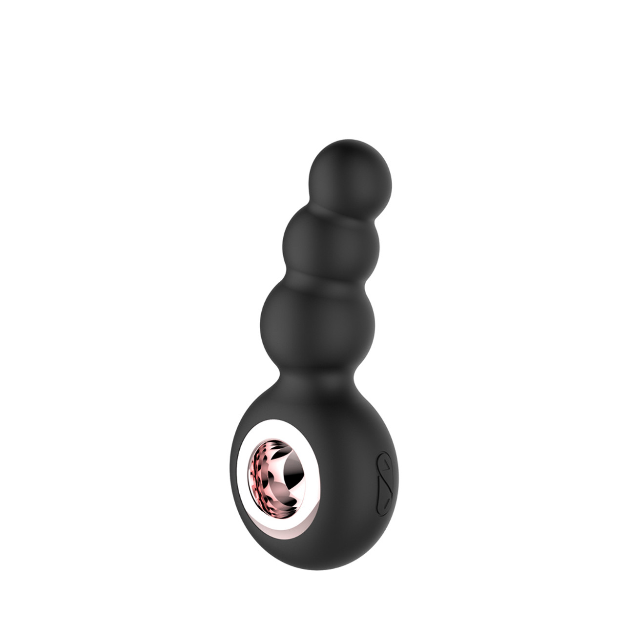 Buy the Gender Fluid Quiver Beaded Anal Rimmer 10-function Rechargeable Silicone Vibrator with Finger Ring