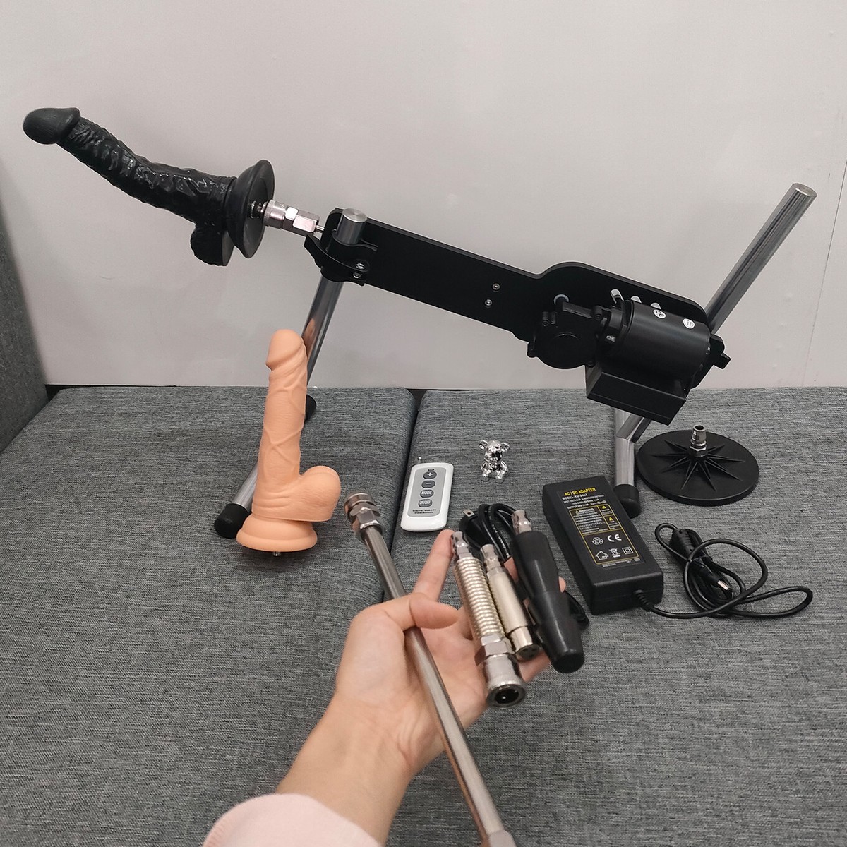 Remote Control Retractile Sex Machine Dildo Sex Toys Extension Pole Tube Fucking