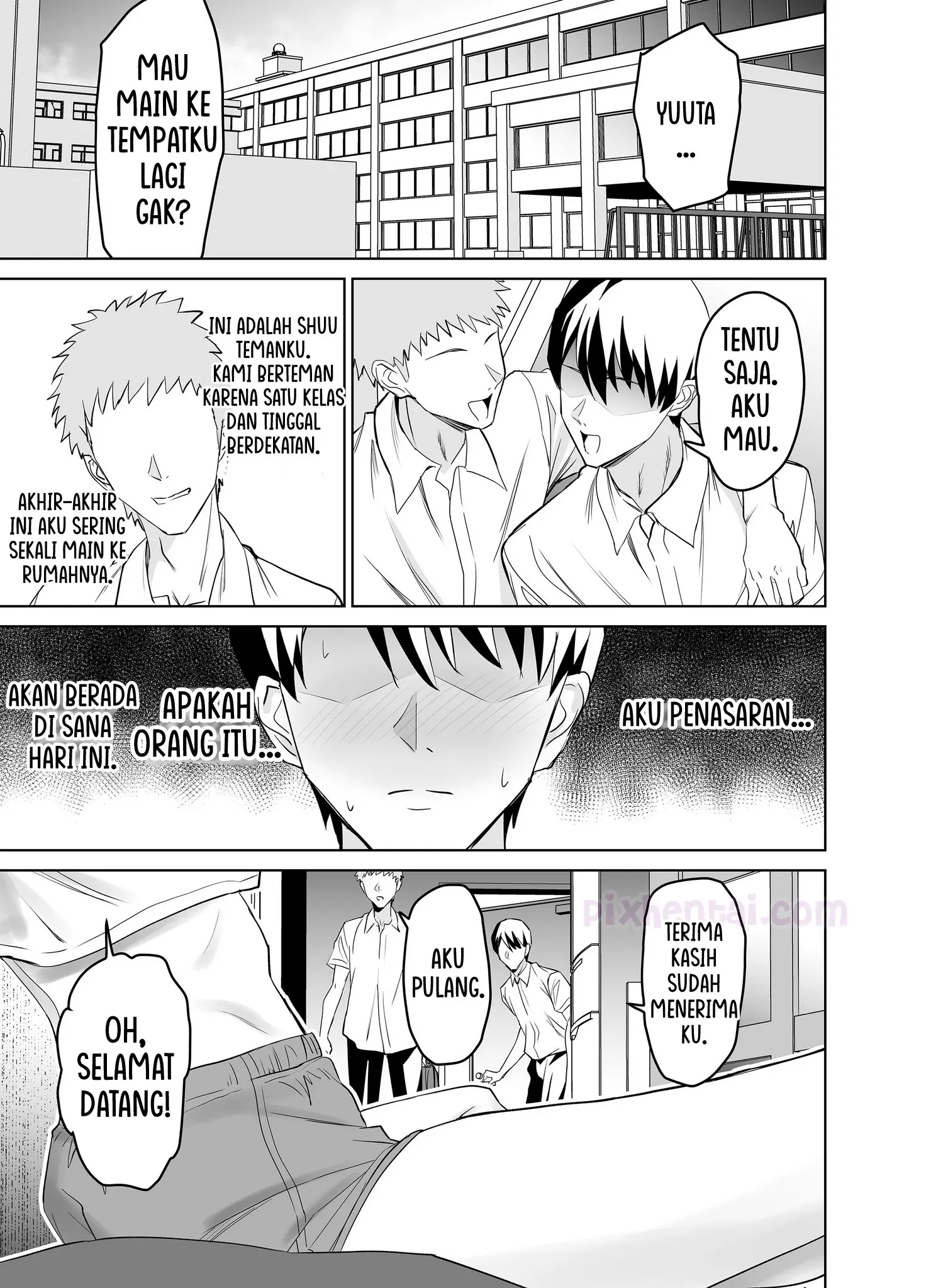 Tomodachi no Gal Mama Batsu Ichi Bakunyuu wa Musuko ni Kakurete Ore no Dekachin wo Kuimakuru