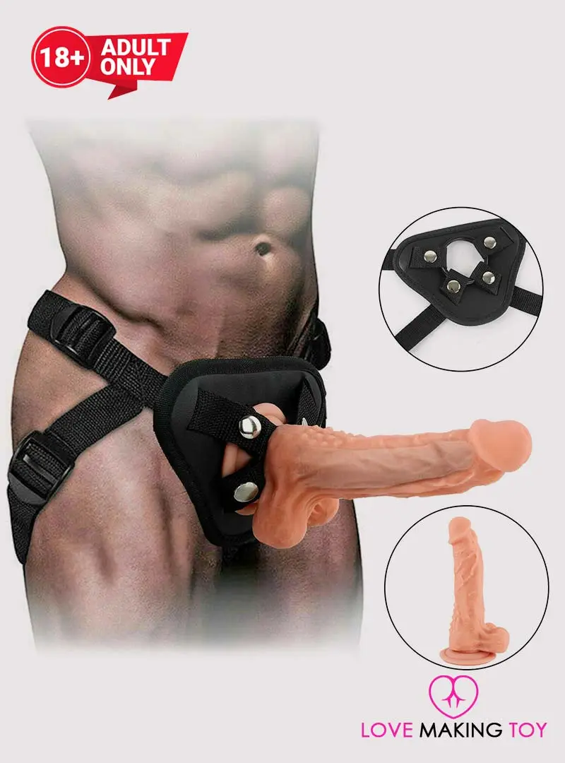 Realistic Hollow Mars Strap On Dildo