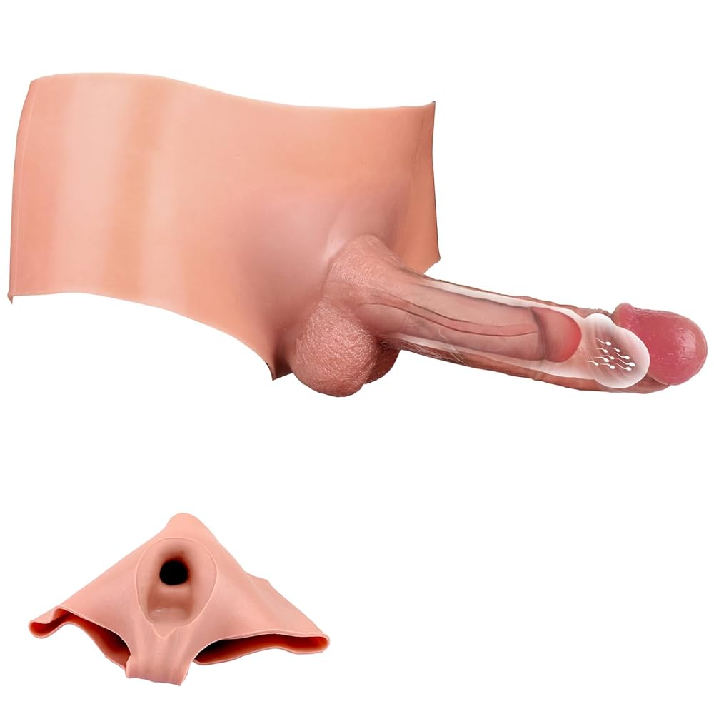 : Realistic Strapon Penis with Strap On Dildo for Men Hollow Strap On Wearable Dildo Panties Sex Strap On Harness for Women Pegging : Health Household