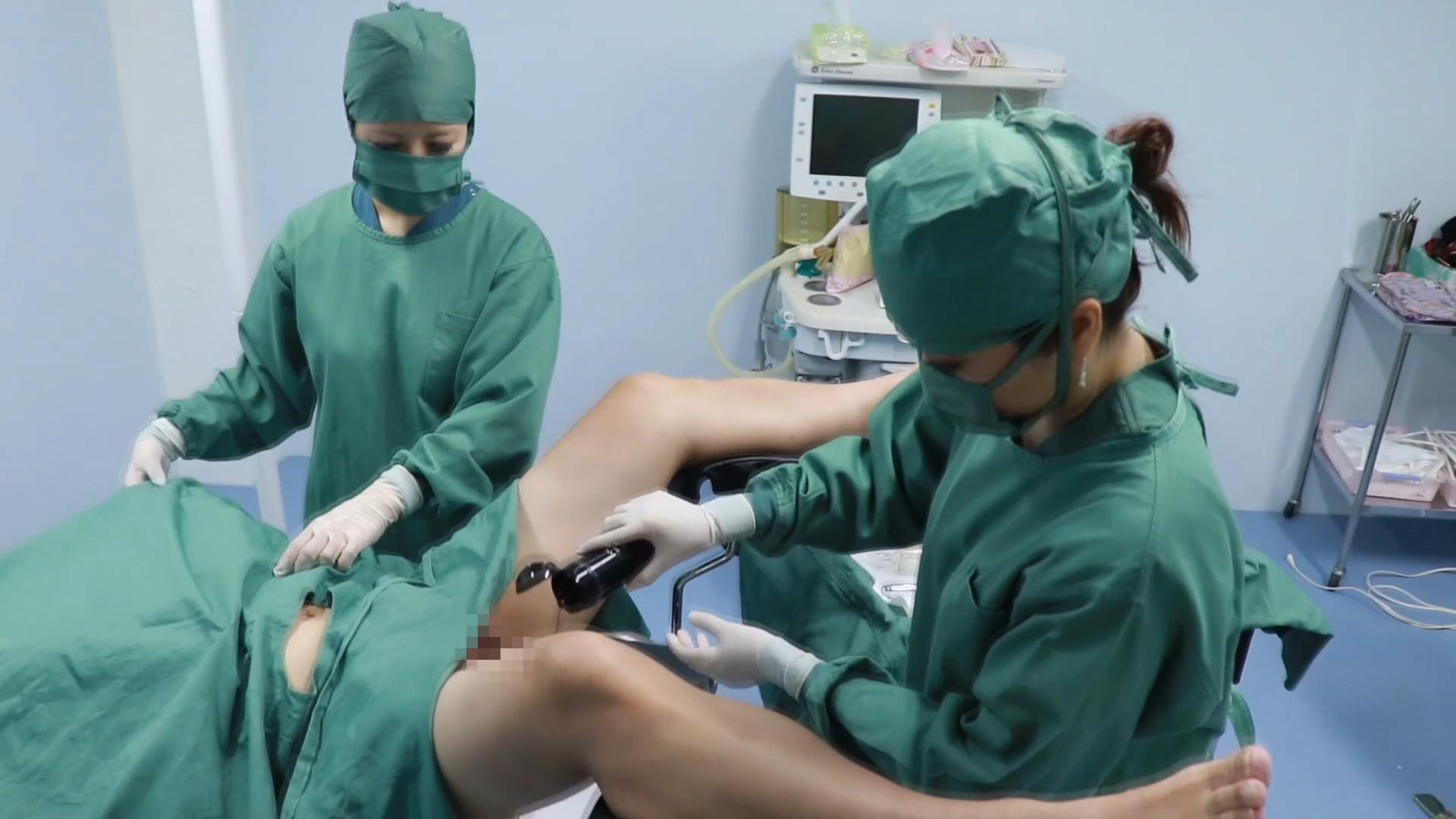 Surgical Gown Anal Examination and Sperm Examination by Dr. Reika and Dr. Yukino Medical Play: SSAD Medical Play amp SM amp Fetish Videos: Rubber glovesyukinoyukino: XCREAM