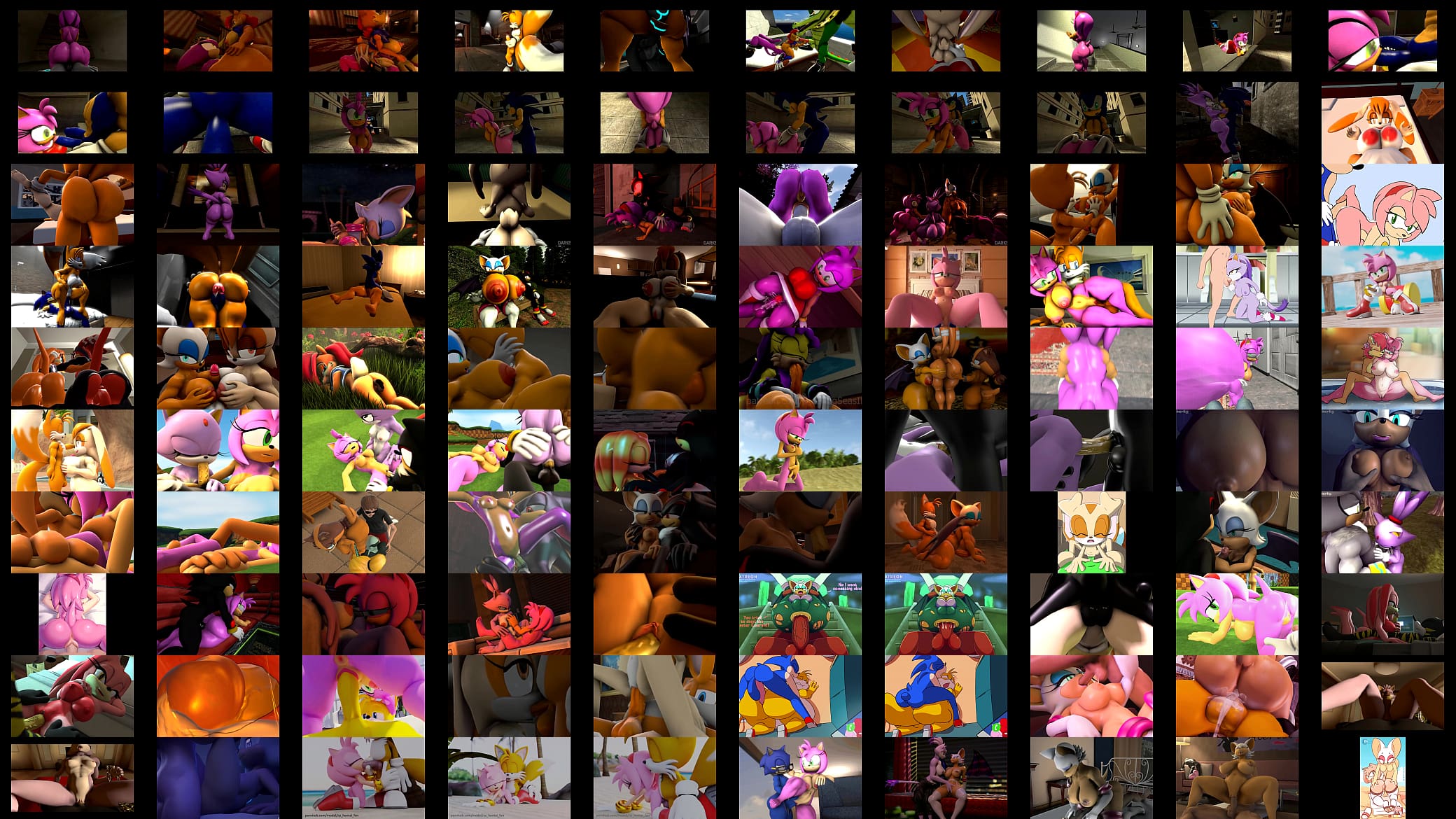 Sonic the Hedgehog Sex Compilation 1