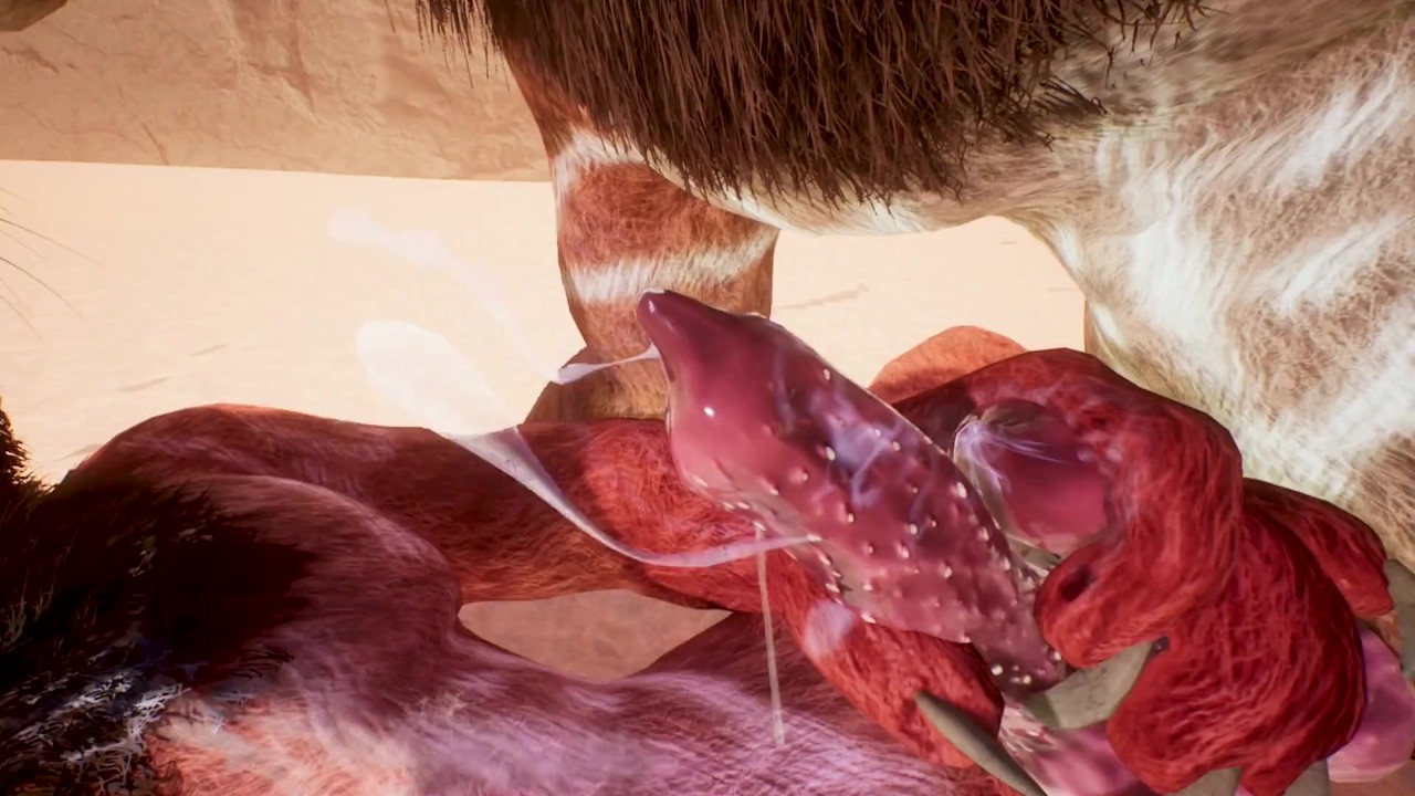 2 furry cocks rub each other