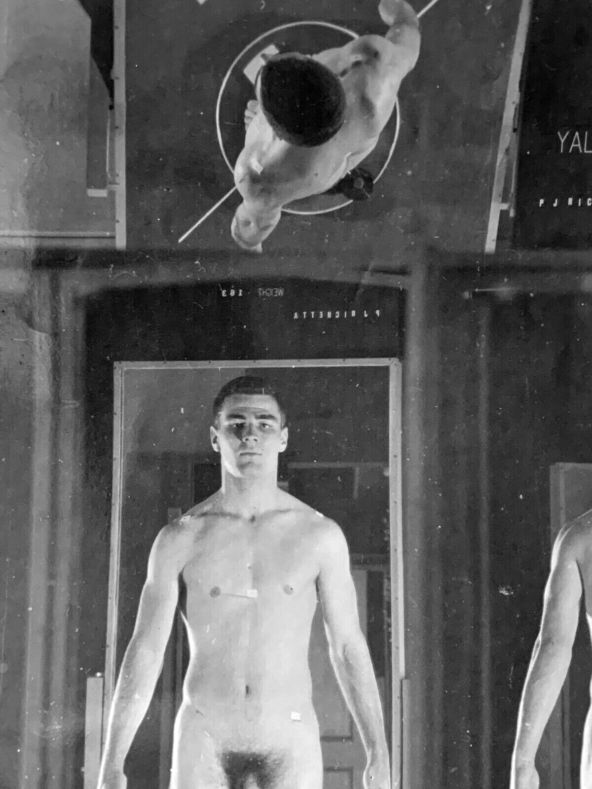 Bobs Naked Guys: One of the infamous Ivy League Nude Posture Photos. This one is of an incoming freshman at Yale taken in 1953.