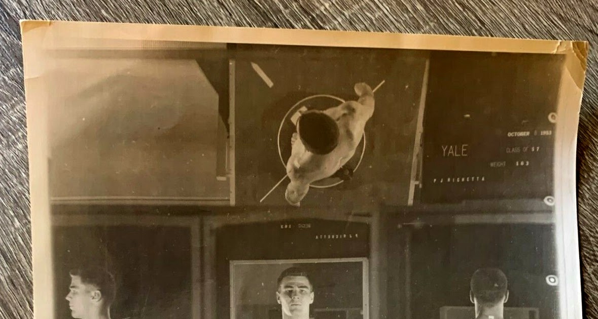 Bobs Naked Guys: One of the infamous Ivy League Nude Posture Photos. This one is of an incoming freshman at Yale taken in 1953.