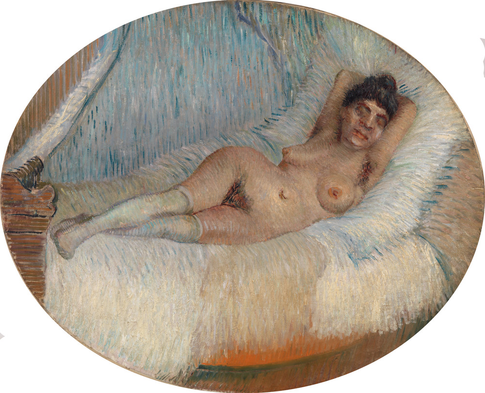 Barnes Collection Online Vincent van Gogh: Reclining Nude Femme nue étendue sur un lit