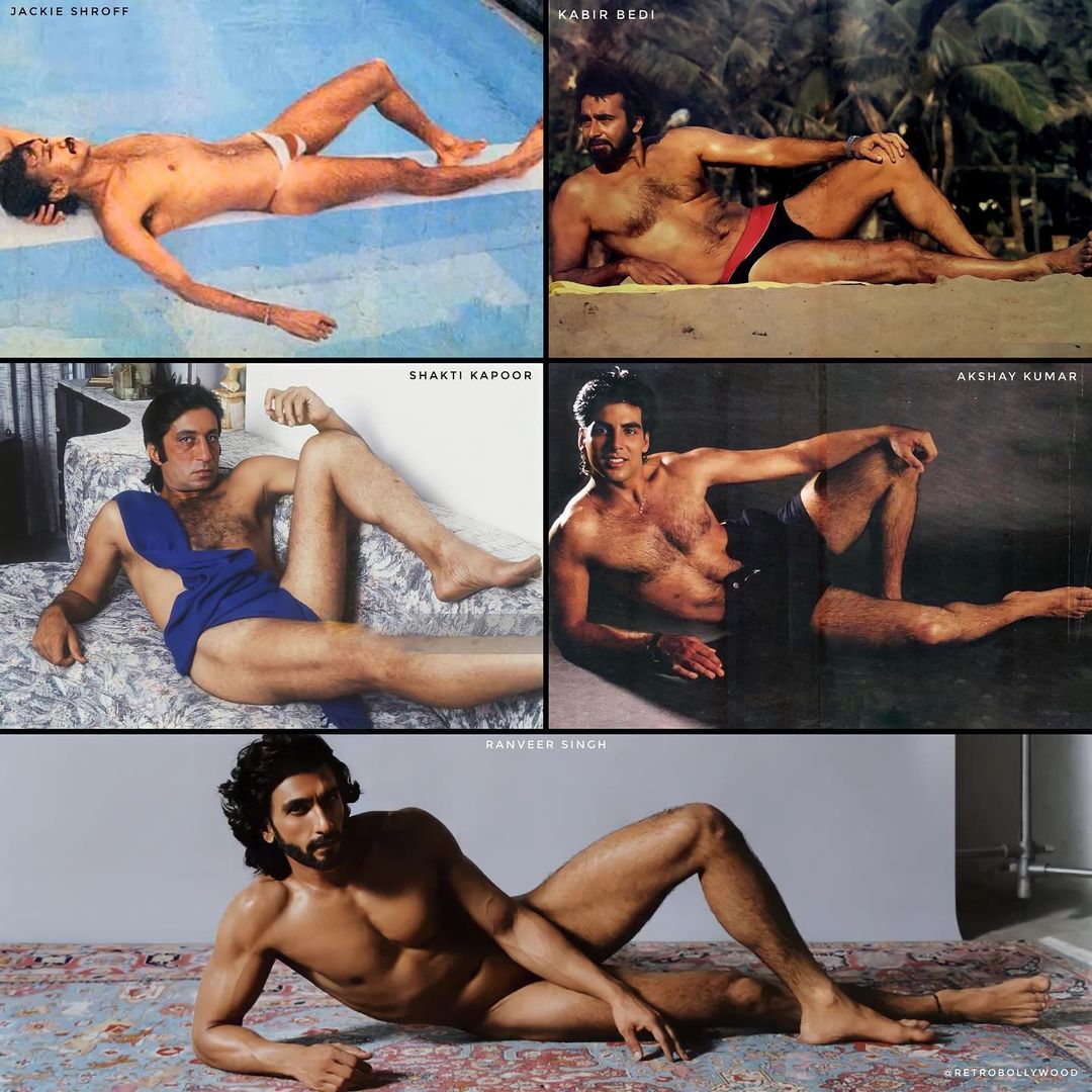 Shirtless Bollywood Men: When Bollywood hunks took it all off almost!: Ranveer Singh was not the first by a mile