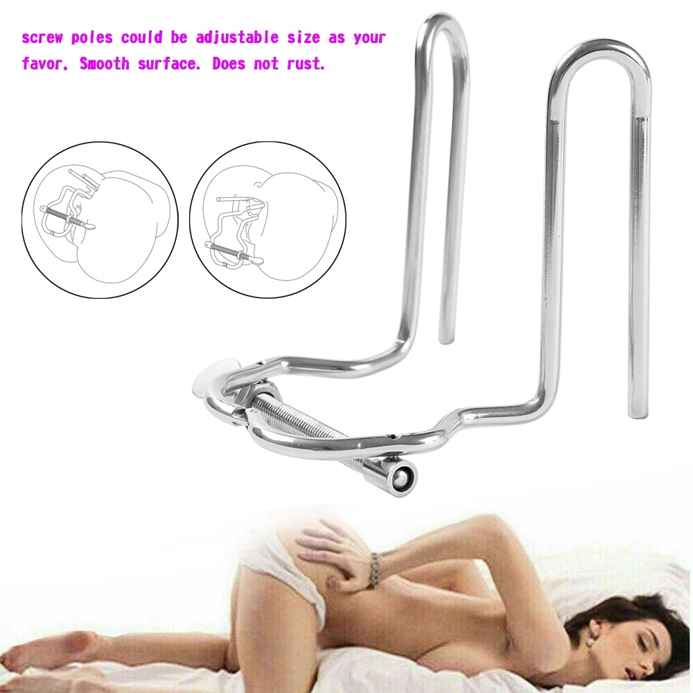 Stainless Steel Extreme Anal Spreader Vaginal DilatorVaginal Speculum Mirror