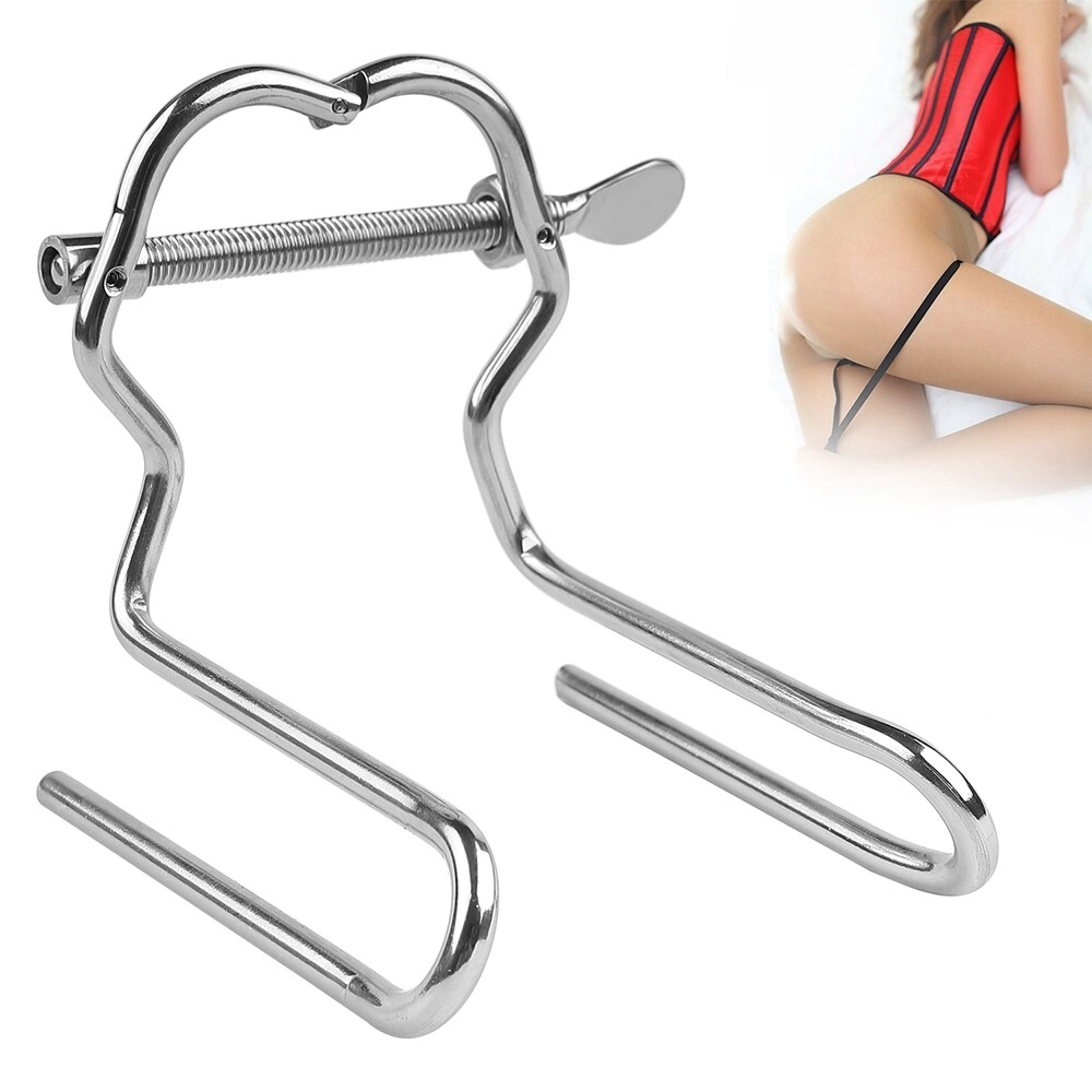 Stainless Steel Extreme Anal Spreader Vaginal DilatorVaginal Speculum Mirror
