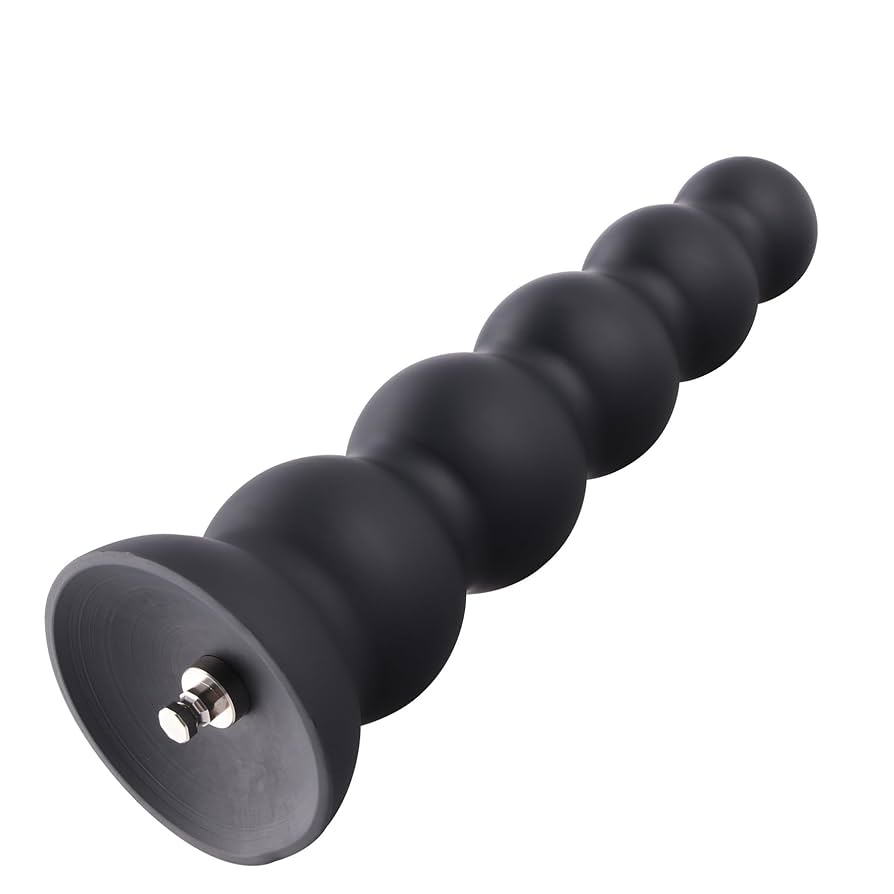 Hismith Anal Dildo 9 inch Huge Anal Toys Silicone Anal with 5 Smooth Balls Dildo Anal Sex Toys with KlicLok System for Sex Machine