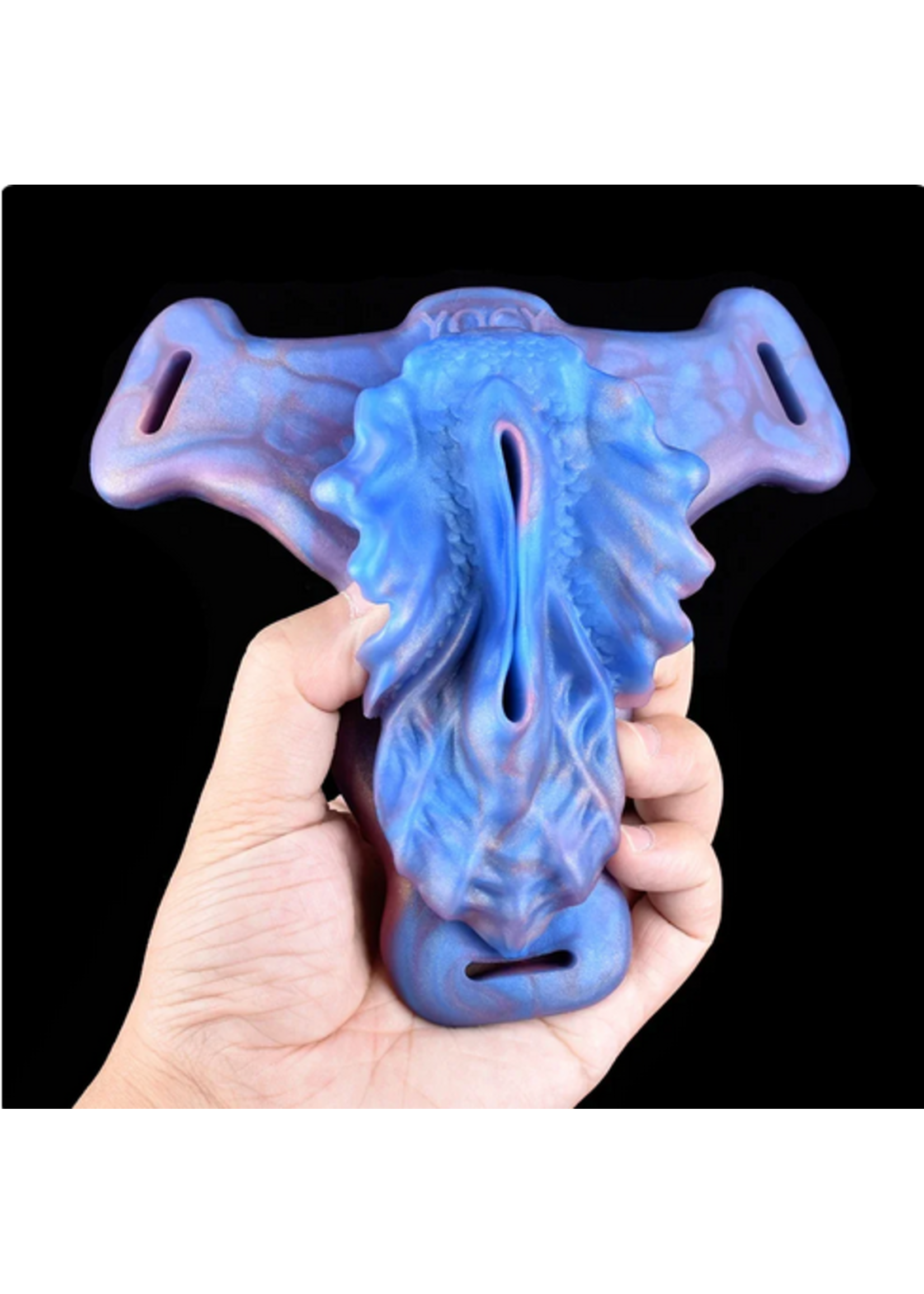 Creature Pussy Grinder Mat Harness with Cock Hole