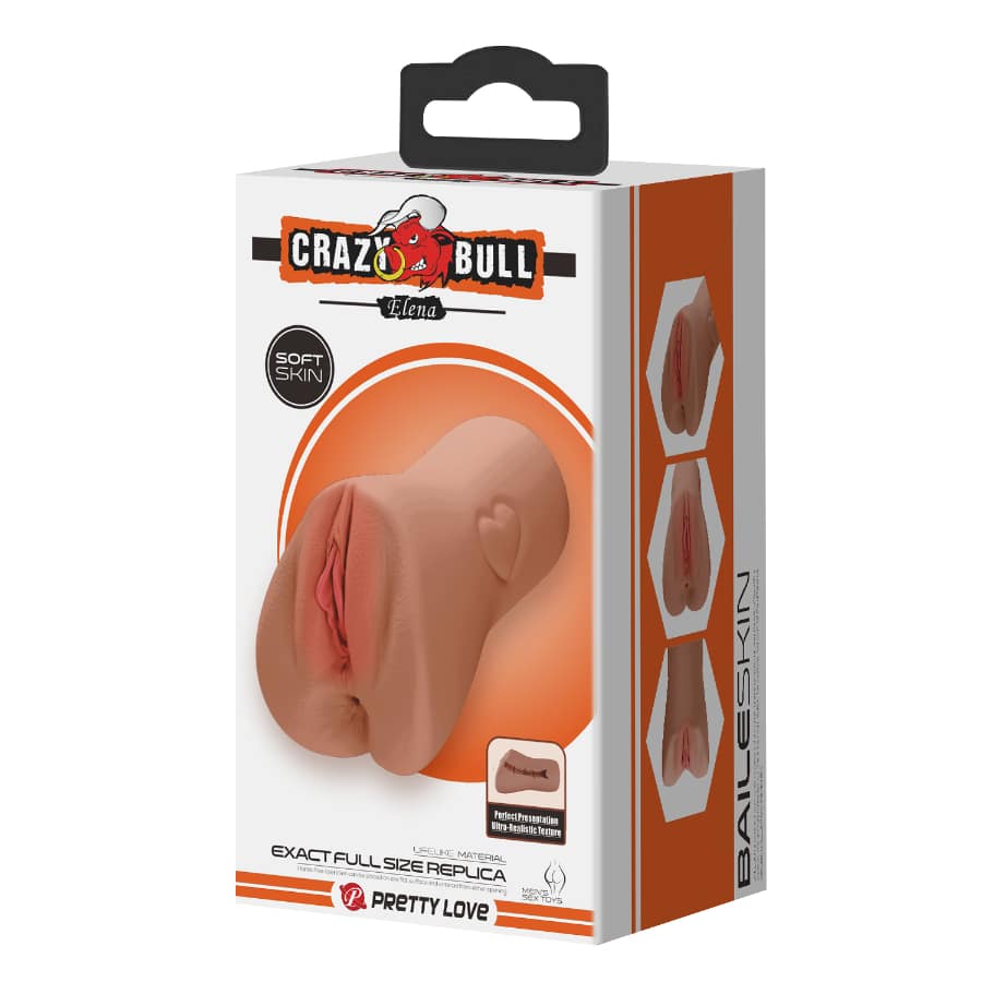 Crazy Bull Elena Pussy Masturbator Tan