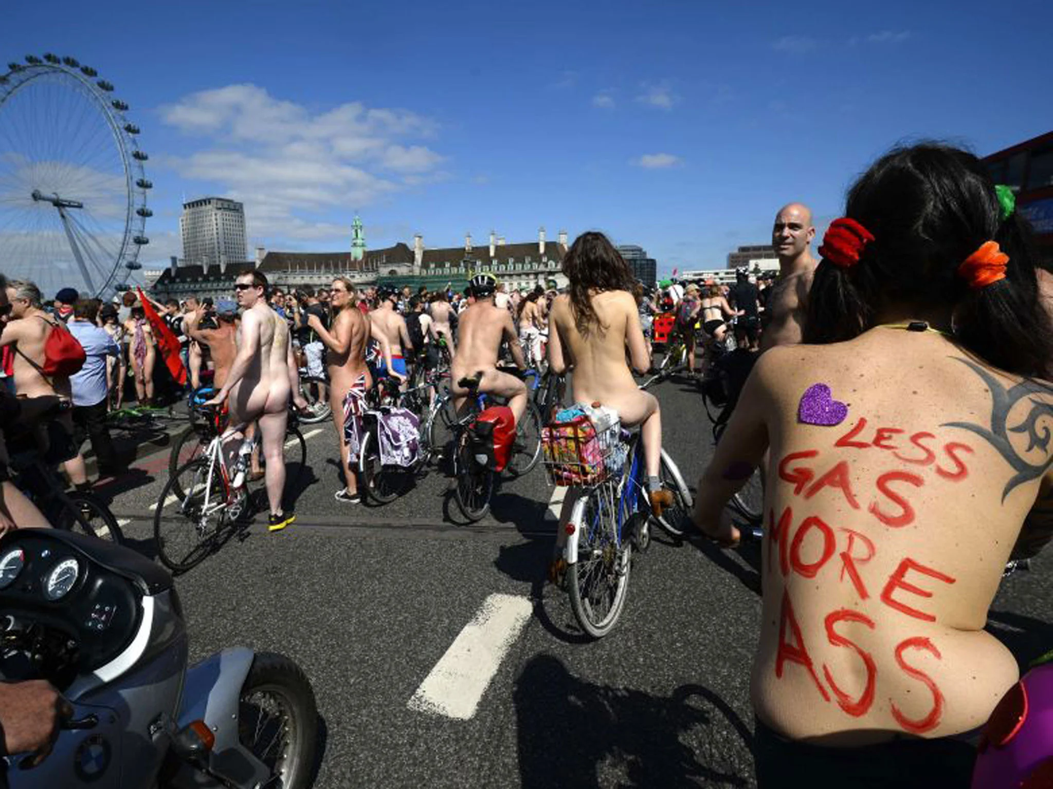 Look Mum no pants! The rise of naked bike ride protests