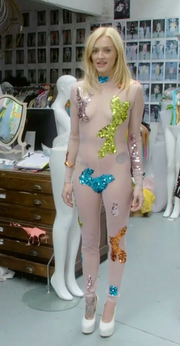 Watch Fearne Cotton end up in a see-through catsuit after legendary Scottish designer Pam Hogg gives her a fashion makeover