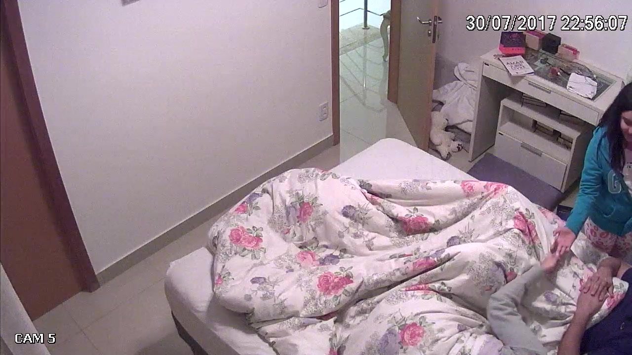 Parents handjob and sex interrupted