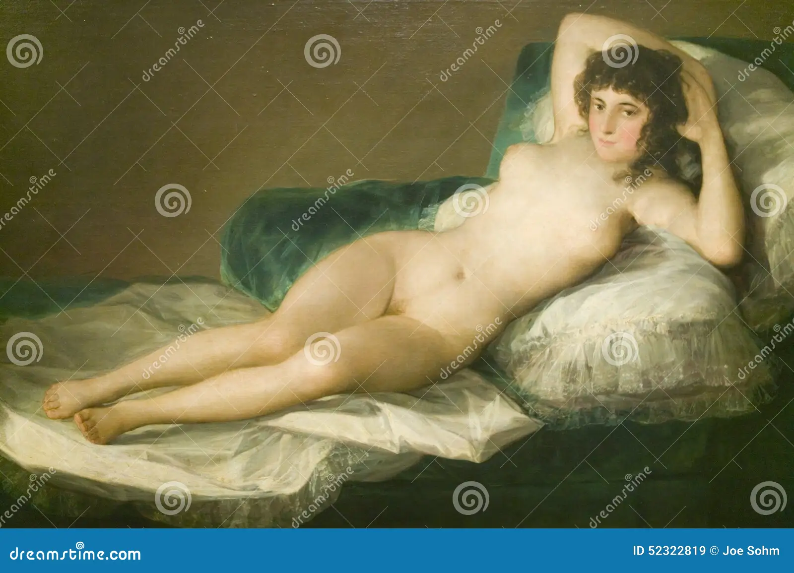 The Nude Maja Duchess of Alba by Francisco De Goya As Shown in the Museum De Prado Prado Museum Madrid Spain Editorial Stock Image
