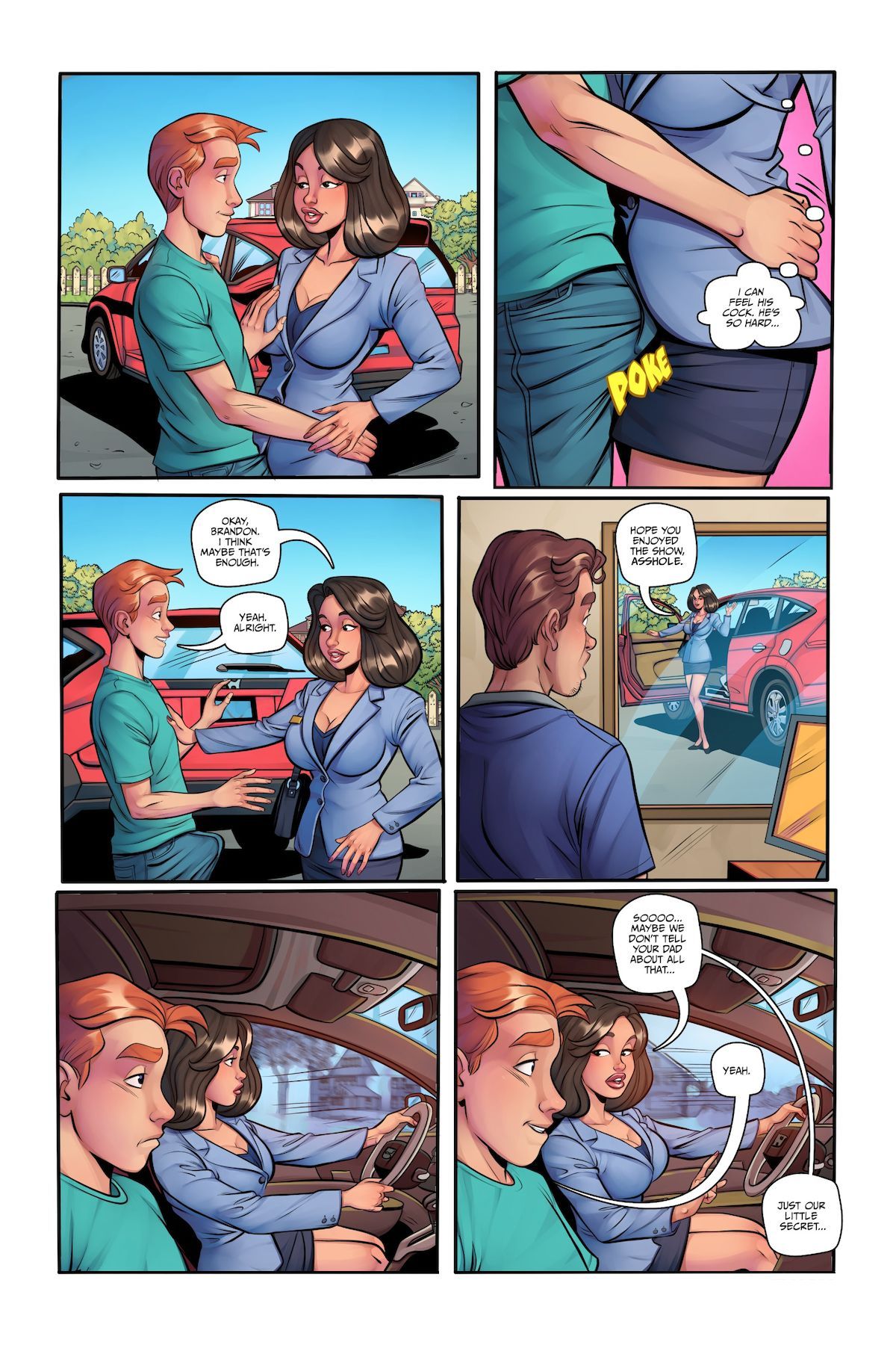 Watching My Step part 5 Porn Comic english 17