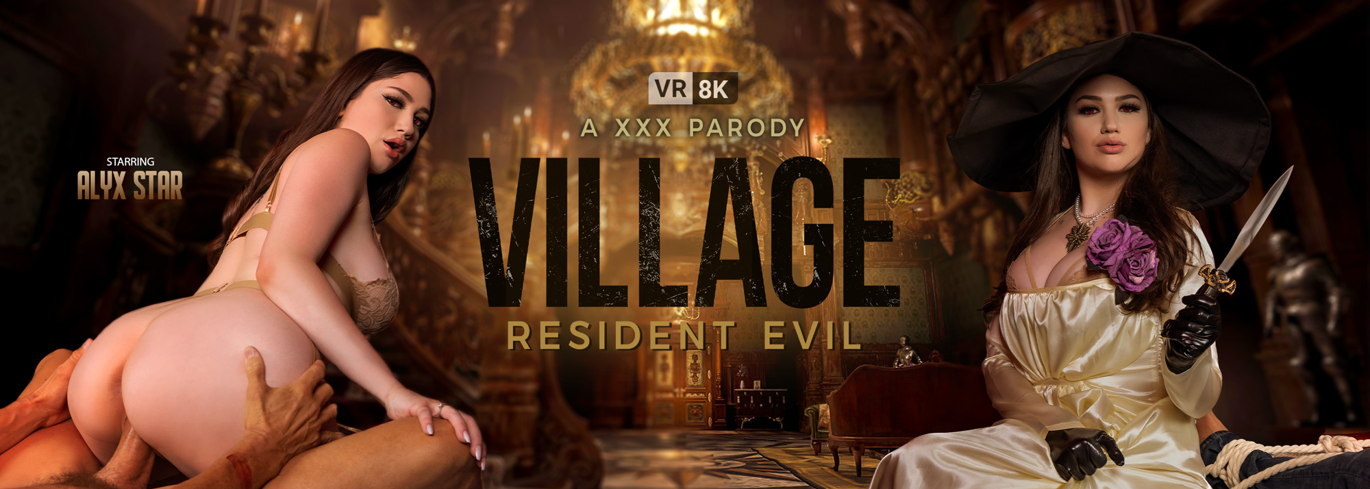 Resident Evil Village A XXX Parody VR Porn Video: 8K 4K Full HD and 180360 POV