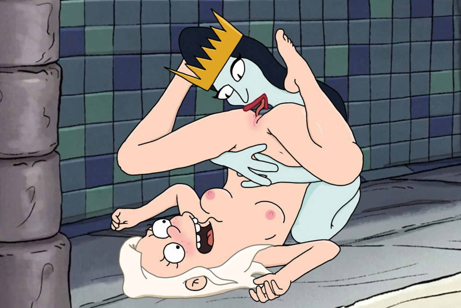 Queen Oona and Princess Tiabeanie Pink Nipples Princess Pussy Nude Your Cartoon Porn
