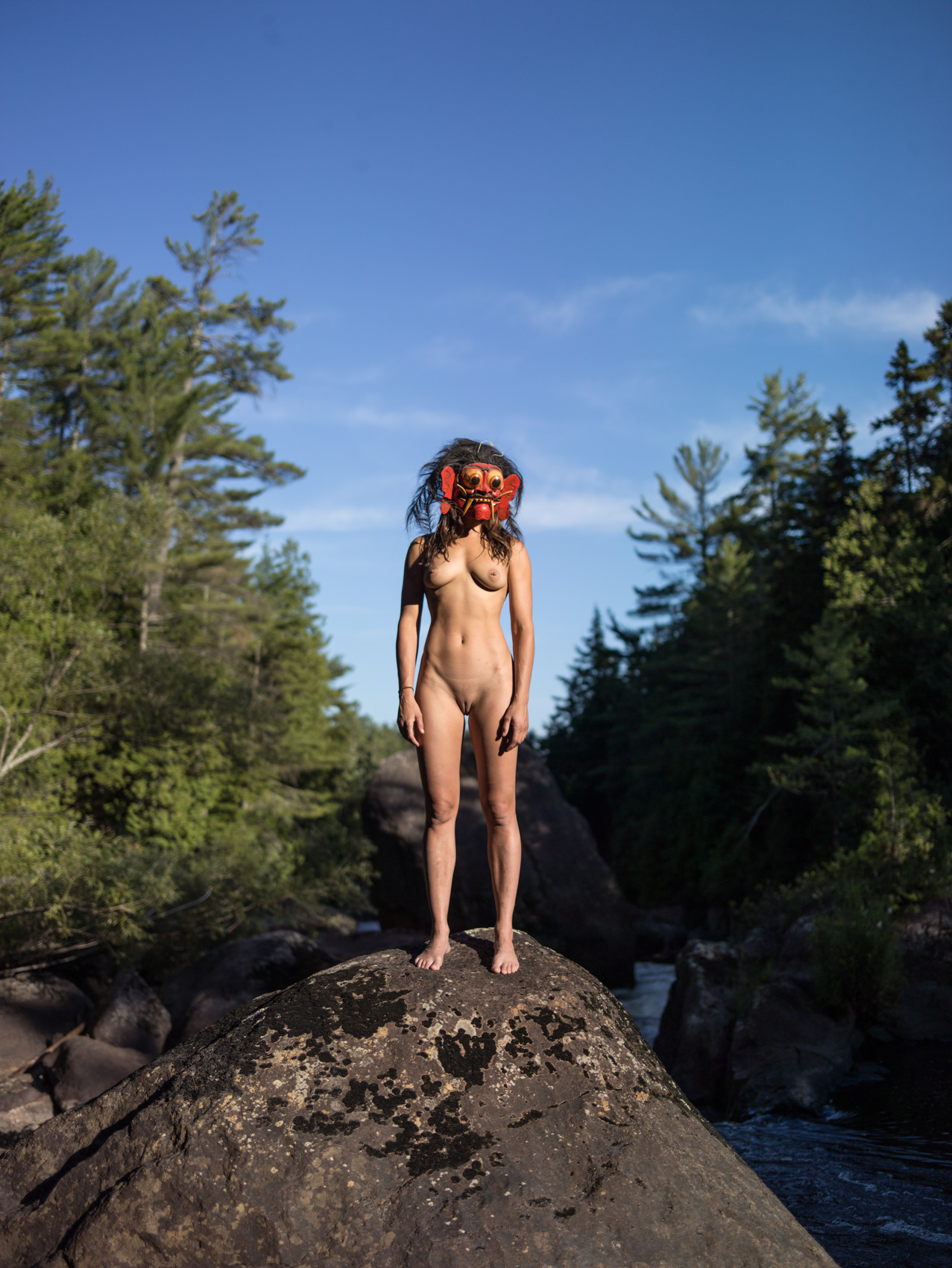 Amy for Naked with Masks by Ben Hopper 2013