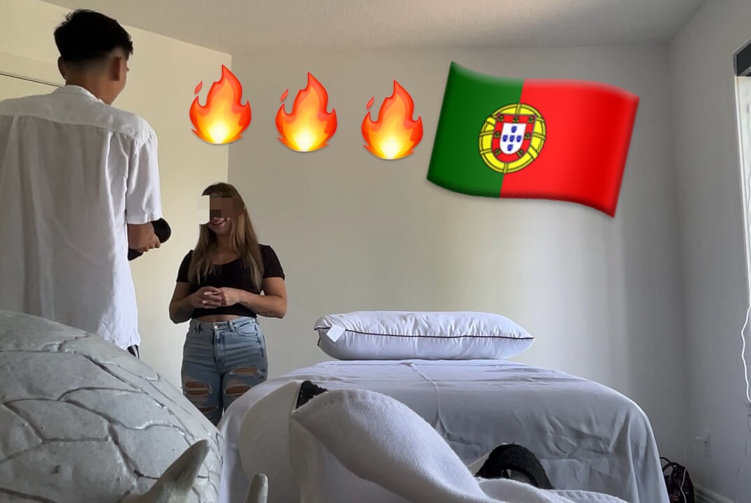 Legit Portuguese Rmt Giving into Monster Asian Cock 4th Appointment