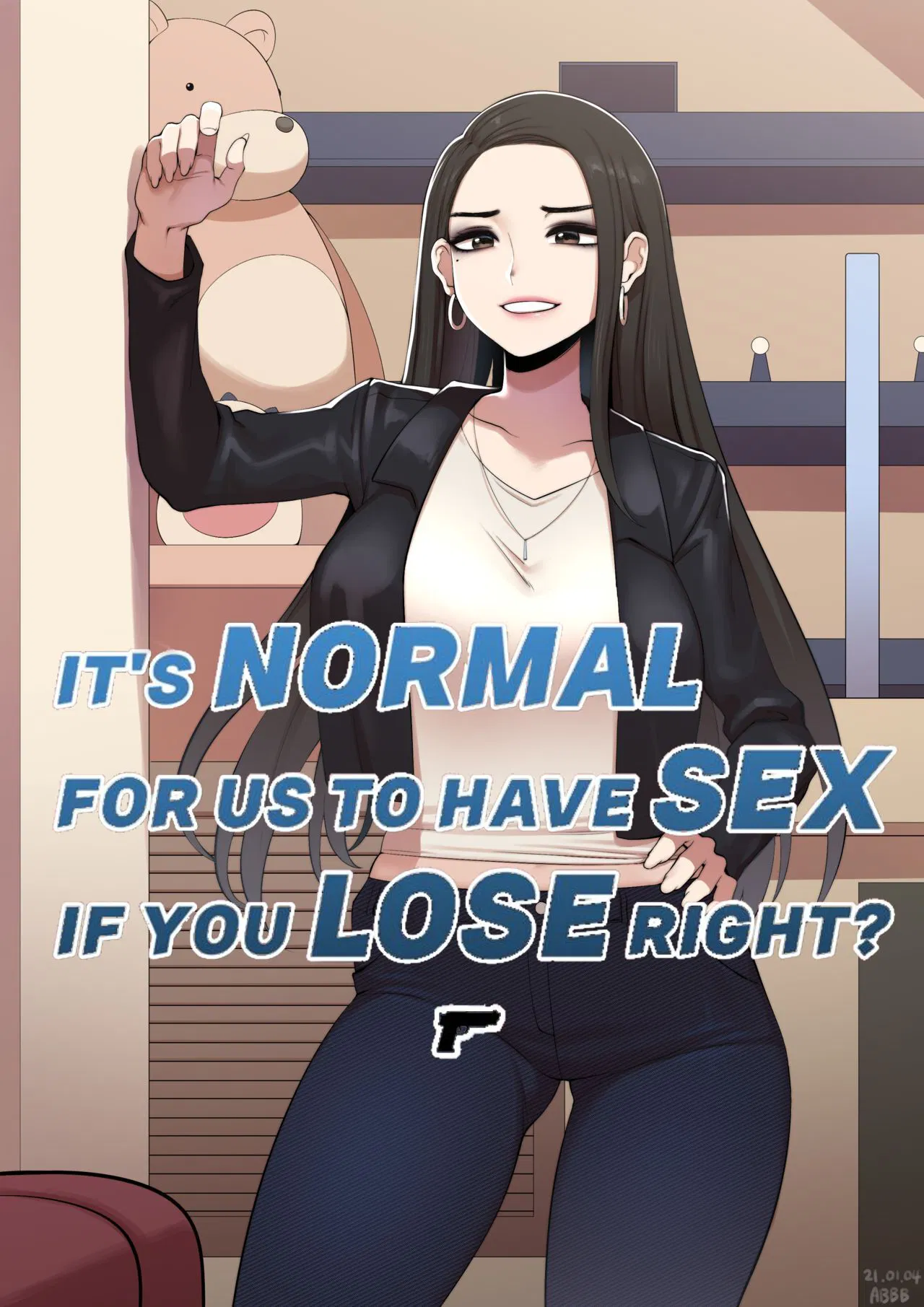 Its Normal for us to Have Sex if You Lose Right? Hot babe fucked after losing