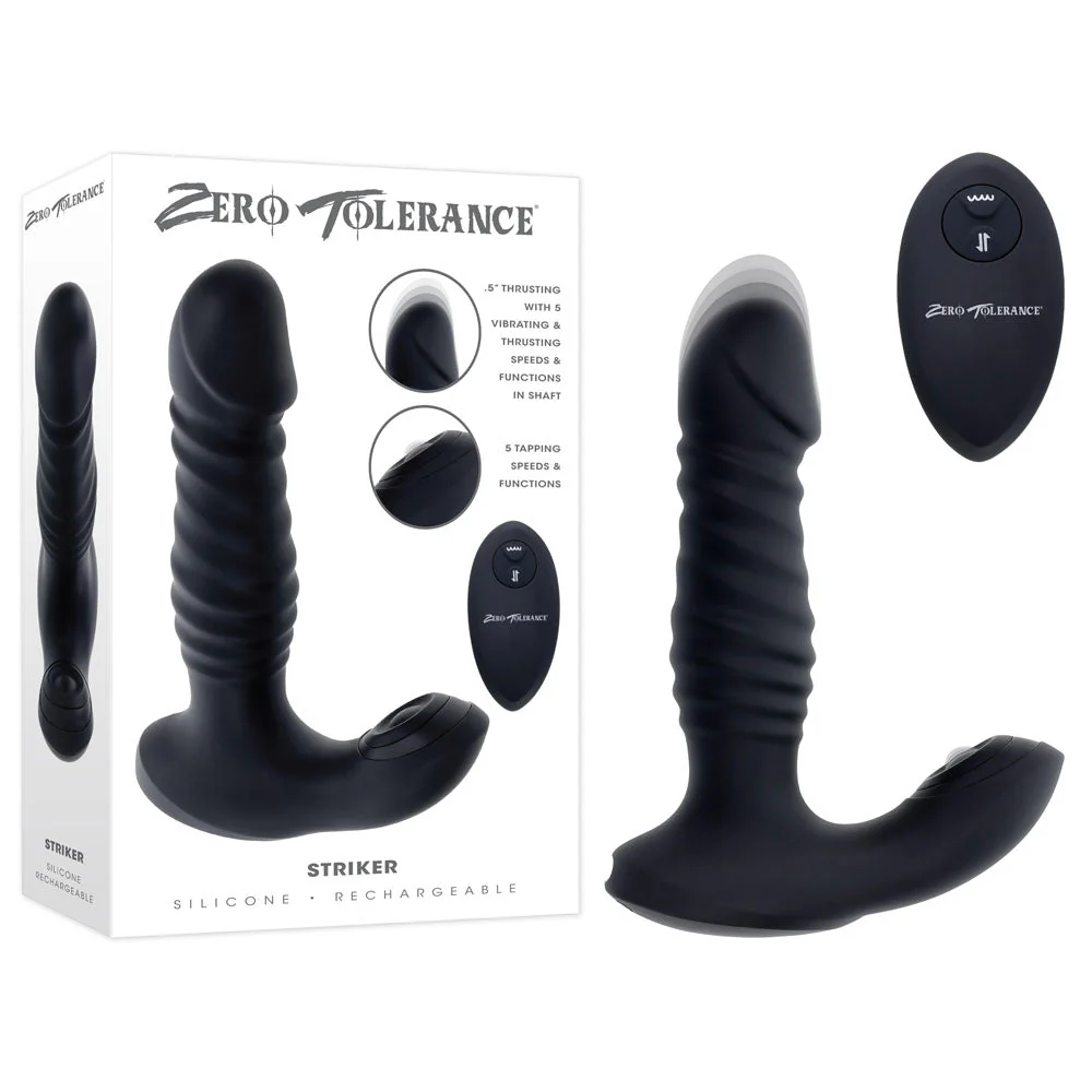 Zero Tolerance STRIKER Anal Vibrator with Remote