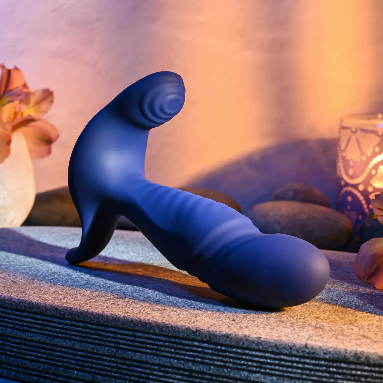 Gender X True Blue Thrusting Anal Vibrator
