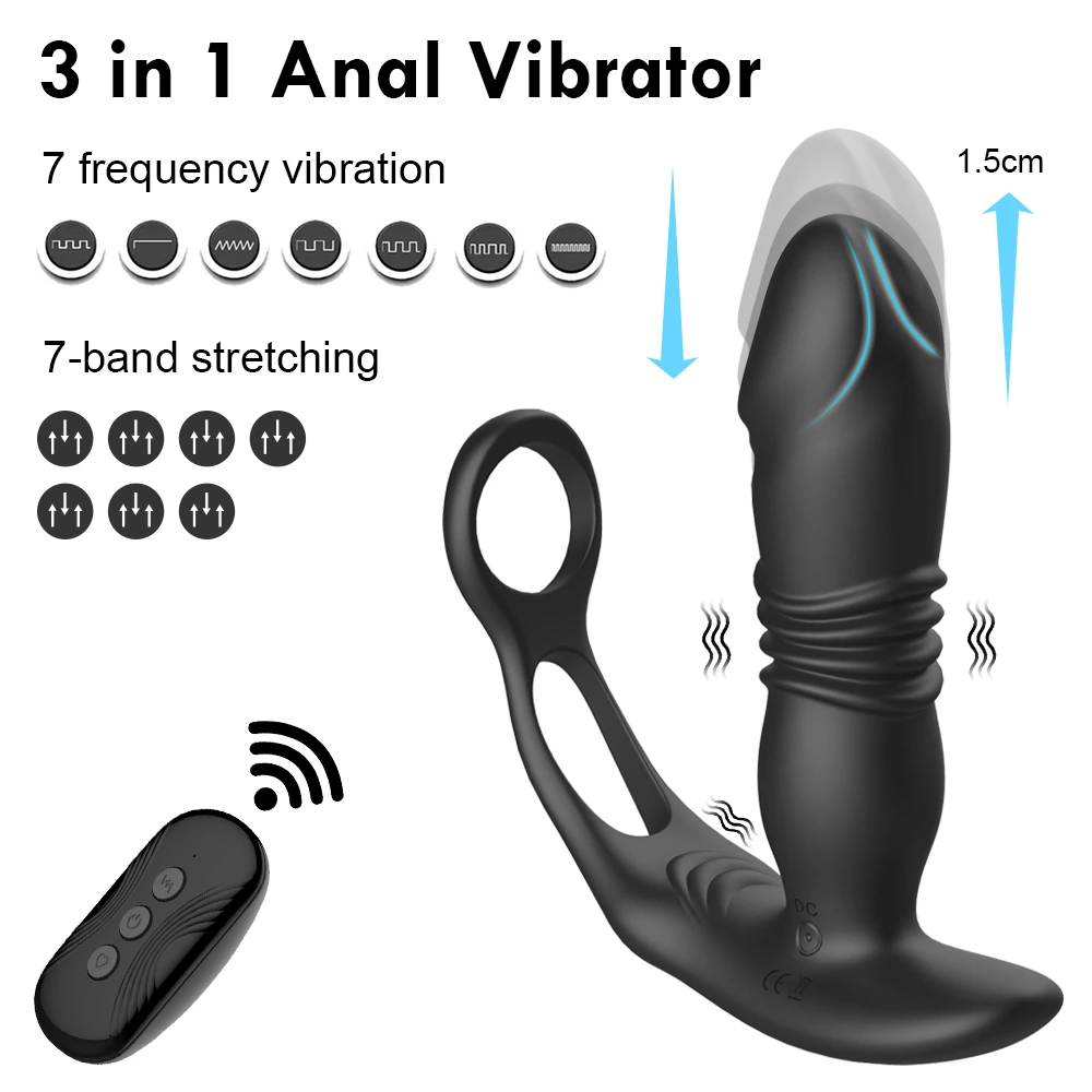 Thrusting Anal Dildo