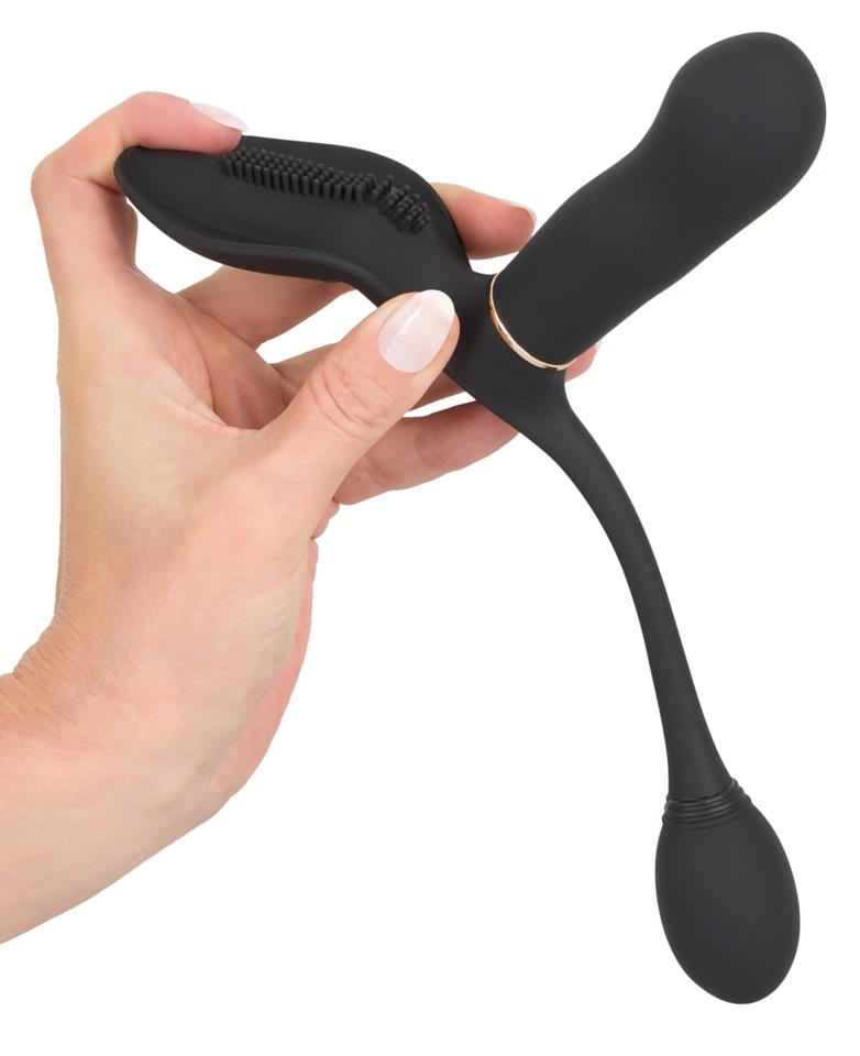 GoGasm Pussy Ass Vibrator Black