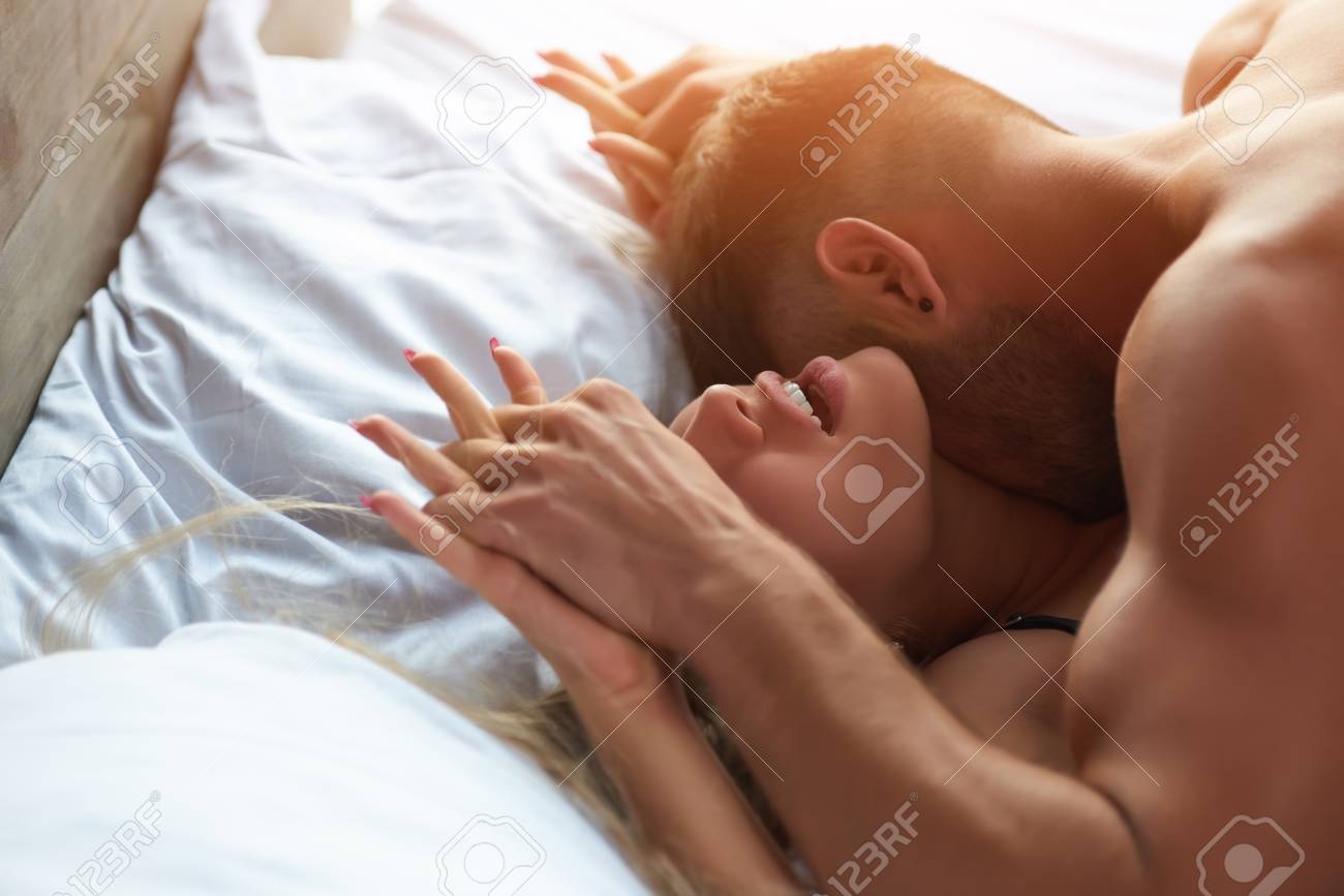 Young Couple Having Sex. Woman And Man In Bed. Stock Photo Picture and Royalty Free Image. Image 91473514.