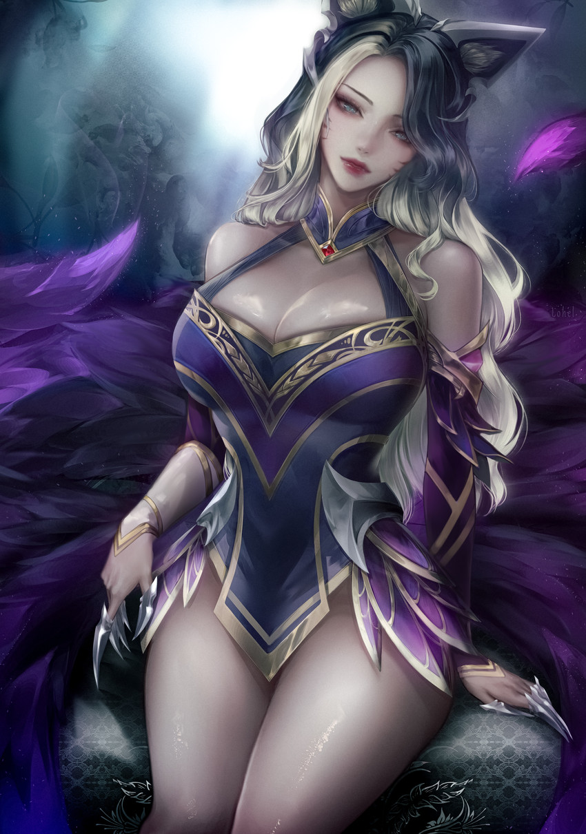 ahri and coven ahri league of legends drawn by lohel