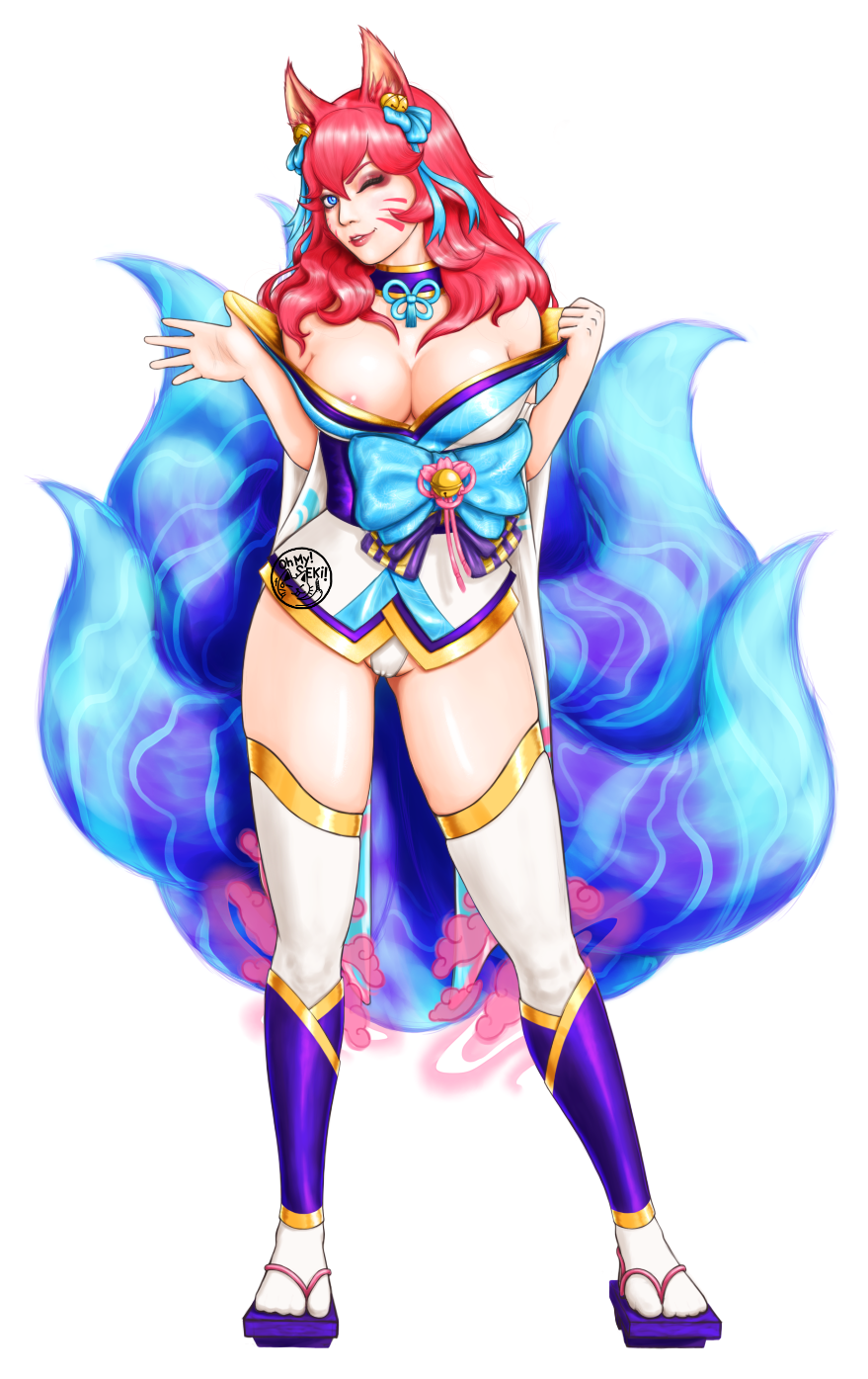 Spirit Blossom Ahri Sexy Fanart by ohmyseki on Newgrounds