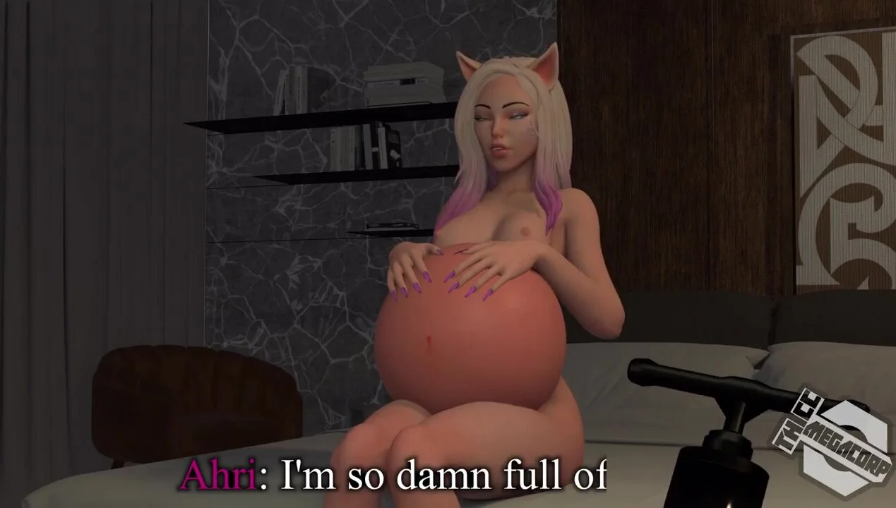 Ahri bursting belly inflation