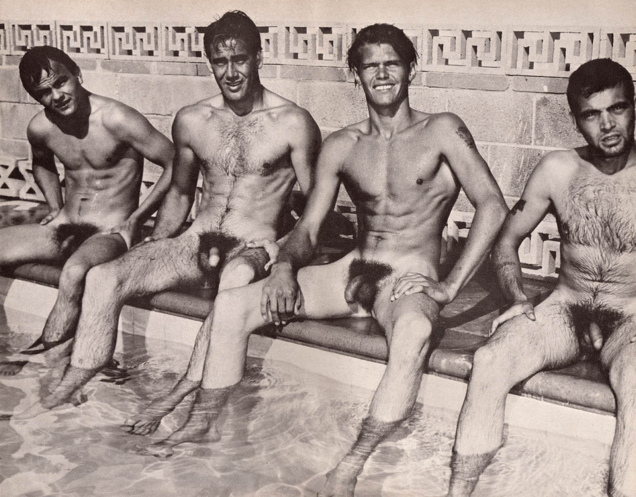 Vintage Nude Swimmers