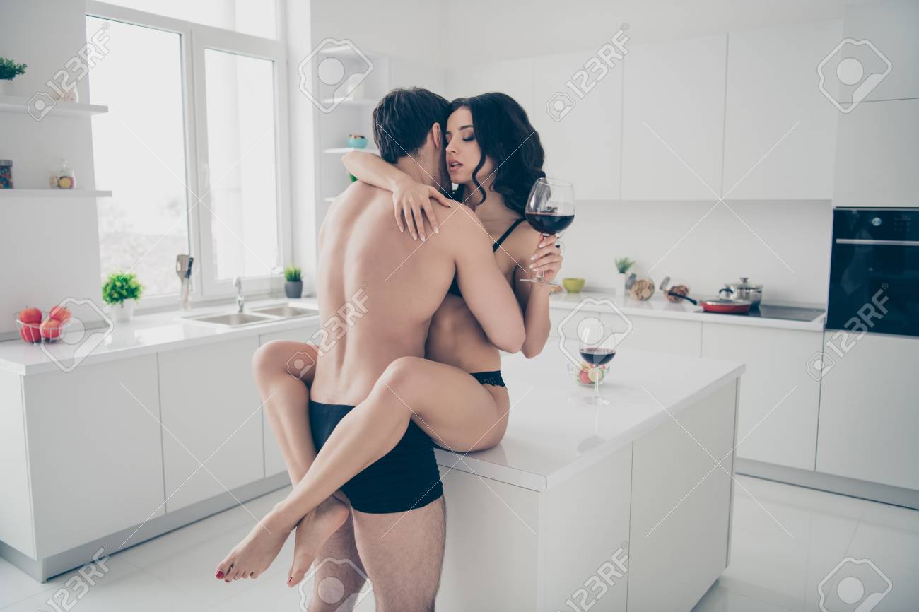 A Couple Having Sex On The Kitchen Counter Stock Photo Picture and Royalty Free Image. Image 115436166.