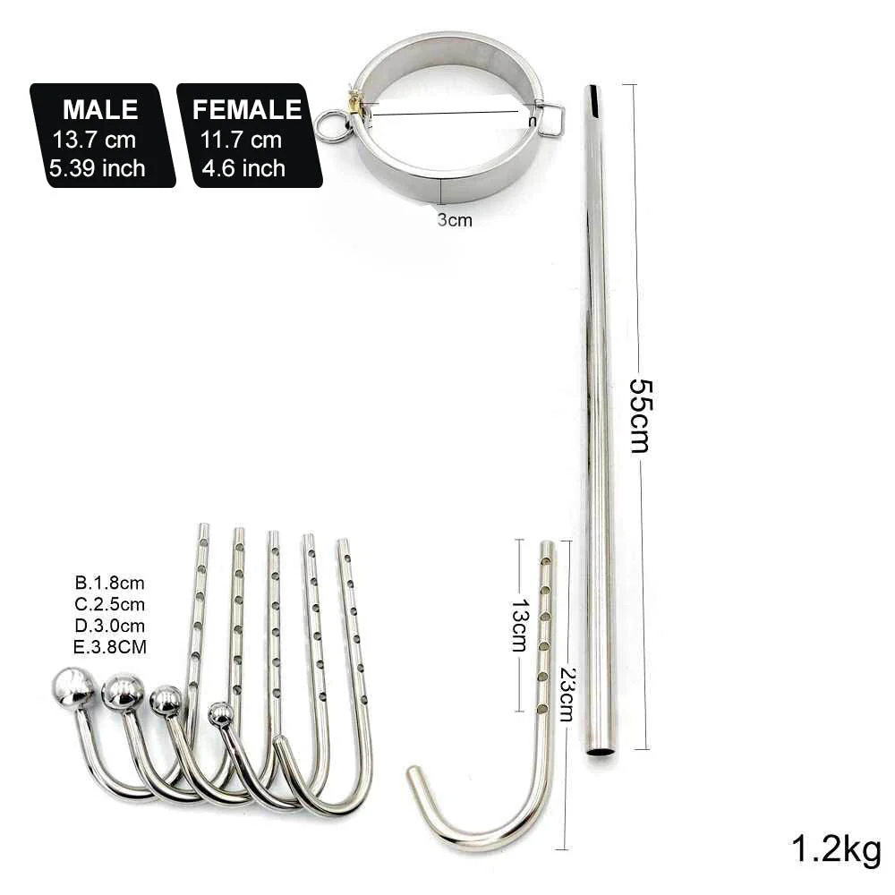 How does Anal Hook with Collar Work for Forced Bondage?