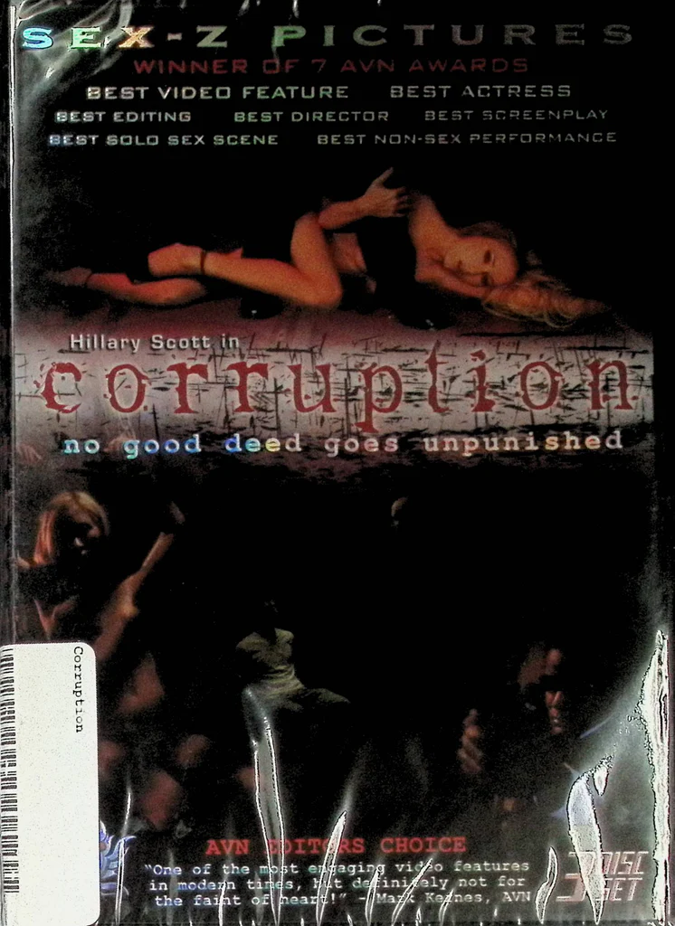 Corruption. Hillary Scott Kylie Ireland Alana Evans 3 DVD set Sex-Z
