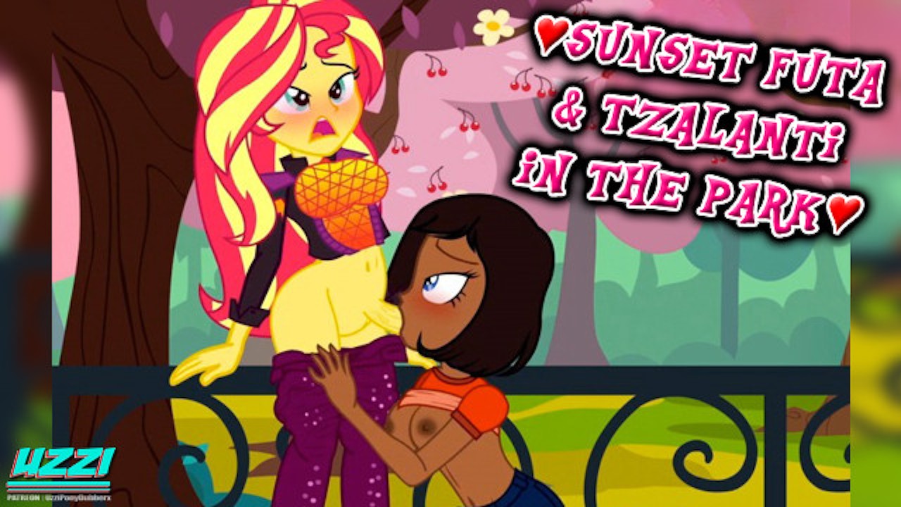 Sunset Shimmer Futa Tzalanti in the Park Equestria Girls