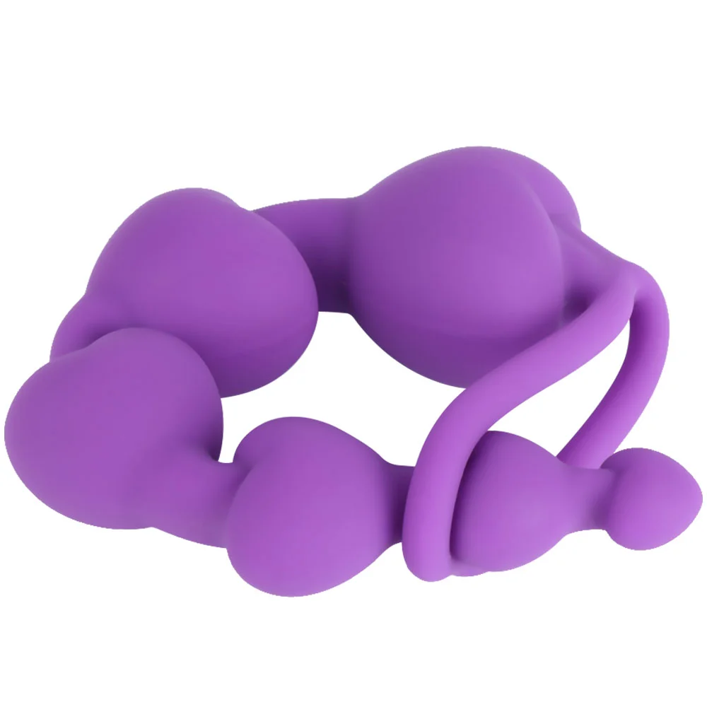 Heart Shaped Anal Beads! Touch of Fur